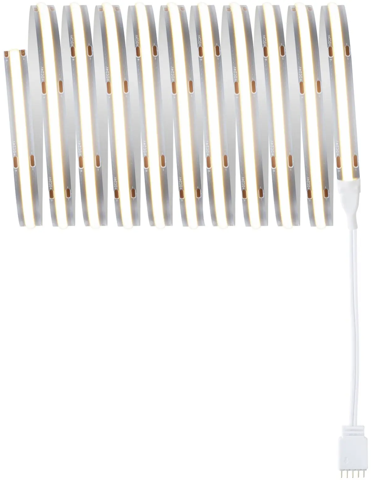 Paulmann MaxLED 500 Stripe-Basisset Set 3 m warmweiß Full-Line COB silber