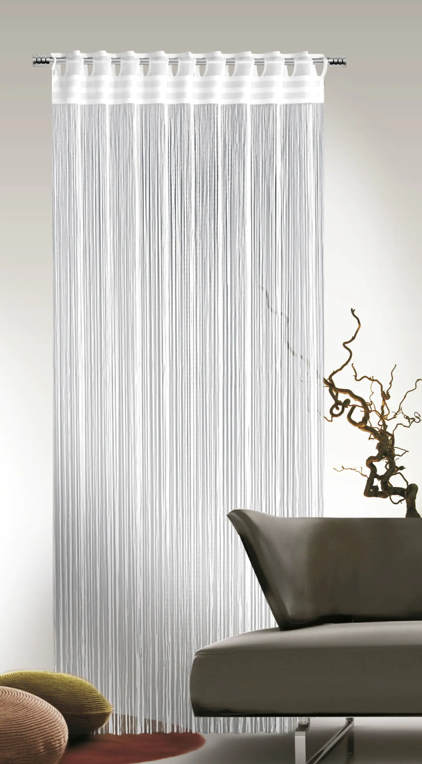 Neusser Collection Fransenstore Aliette weiß, 90 x 245 cm Neusser Collection Fransenstore Aliette weiß, 90 x 245 cm