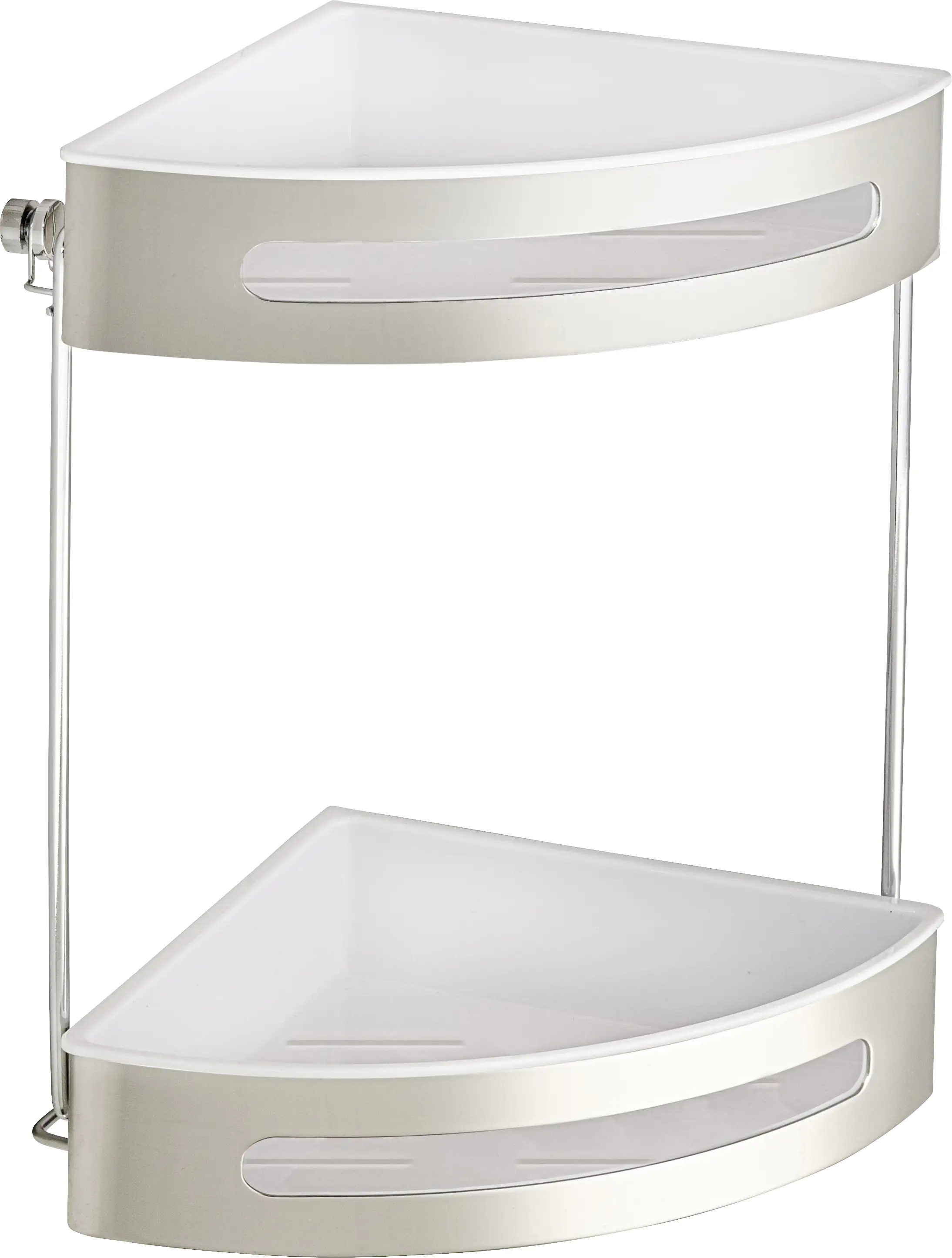 4008838215258 Wenko Eckregal Premium Plus Edelstahl, Kunststoff, silber glänzend