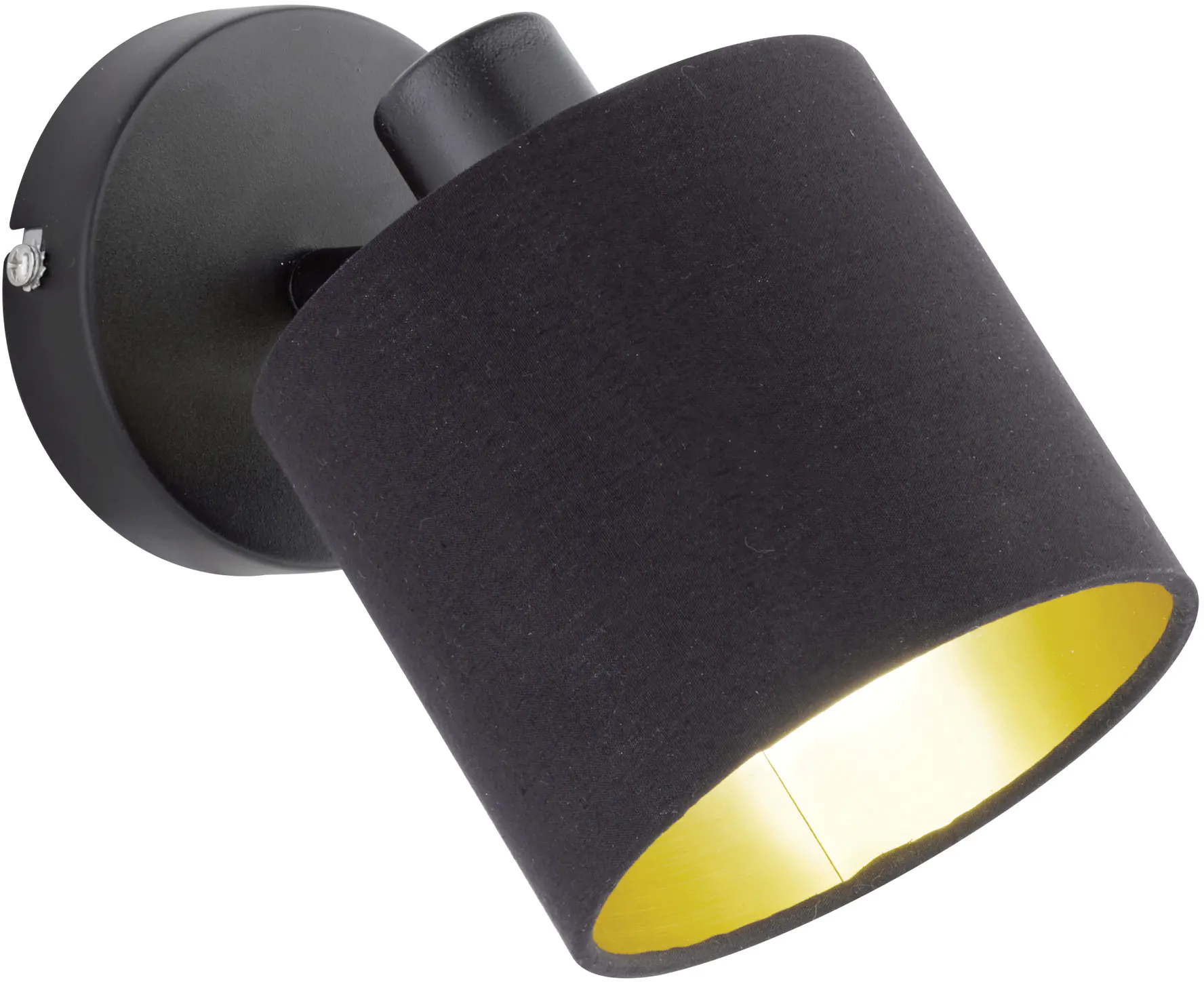 Reality Leuchten 1er Spot Tommy schwarz/gold Reality Leuchten 1er Spot Tommy schwarz/gold