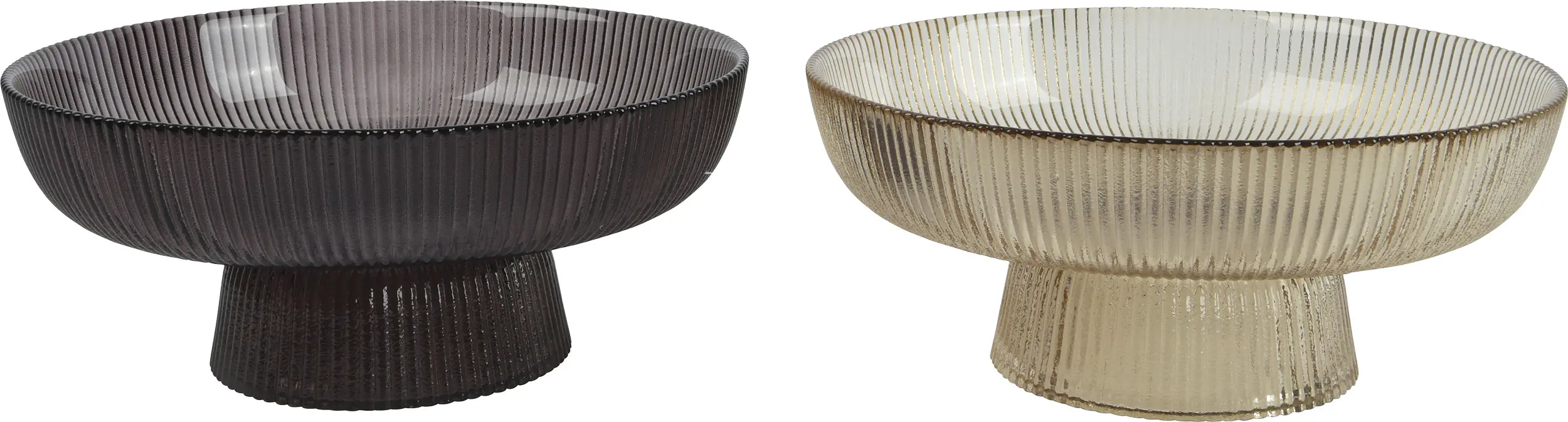 Schale Glas Ø 26 x 11 cm