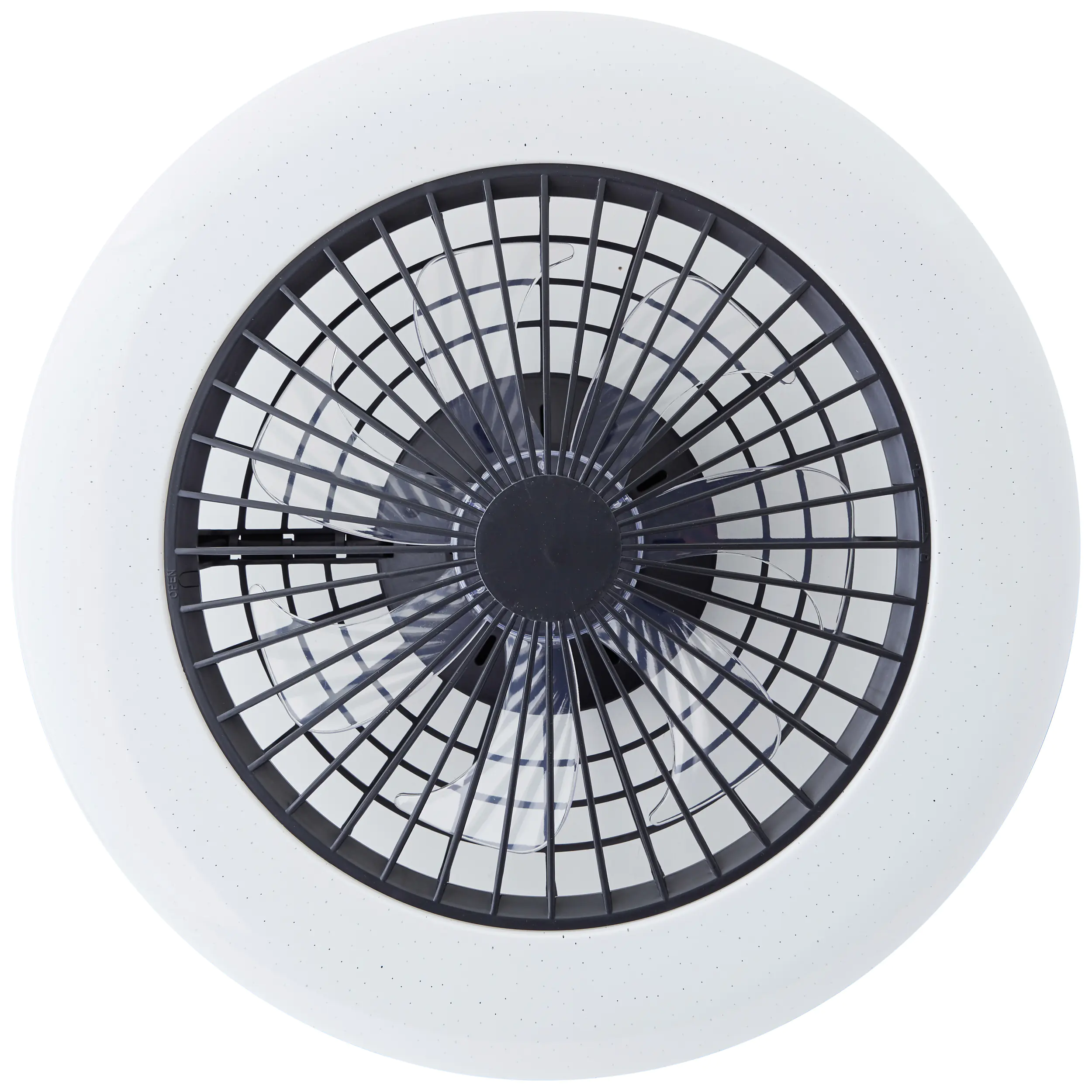 Brilliant LED Deckenleuchte mit Ventilator Salerno Ø 48,5 cm 40 W schwarz