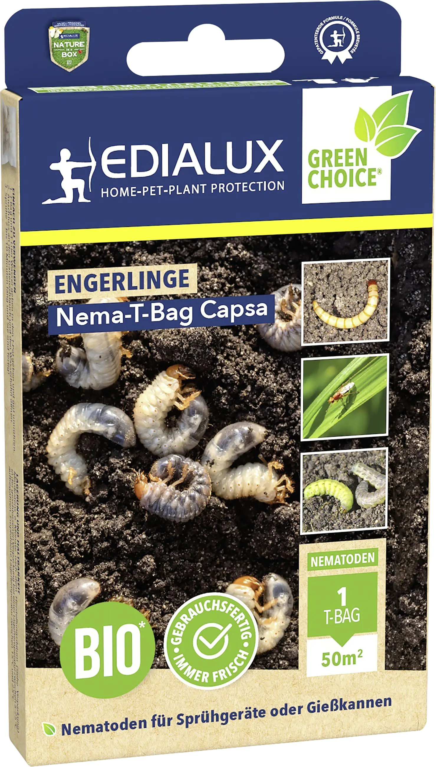 Edialux Nematoden T-Bag Capsa gegen Engerlinge 50 m²