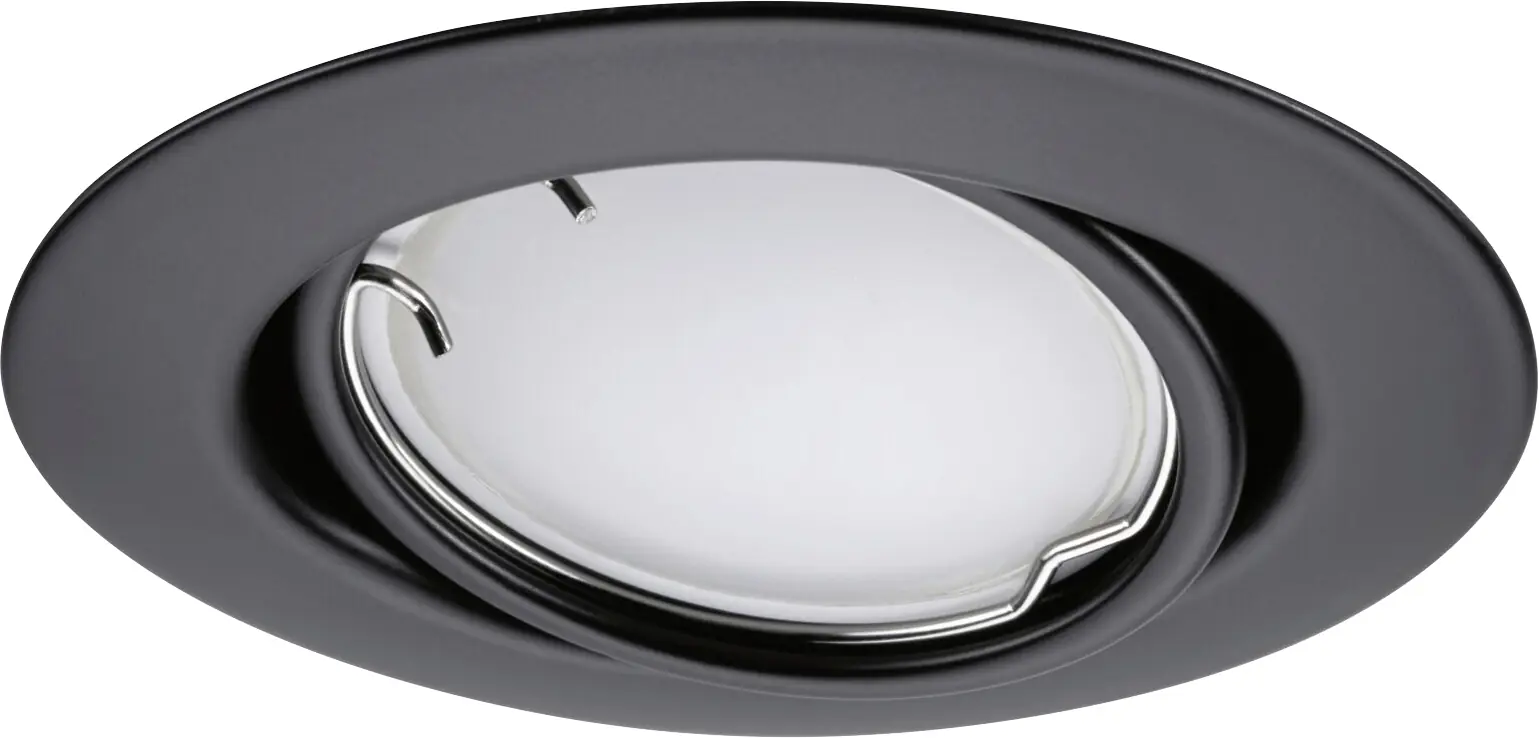 Paulmann LED Einbauleuchte Coin Base 3er Set schwarz matt Zigbee RGBW RGBW Ø 9 cm schwenkbar 