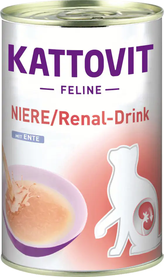 Kattovit Katzendrink Diet Niere/Renal Ente 135 ml