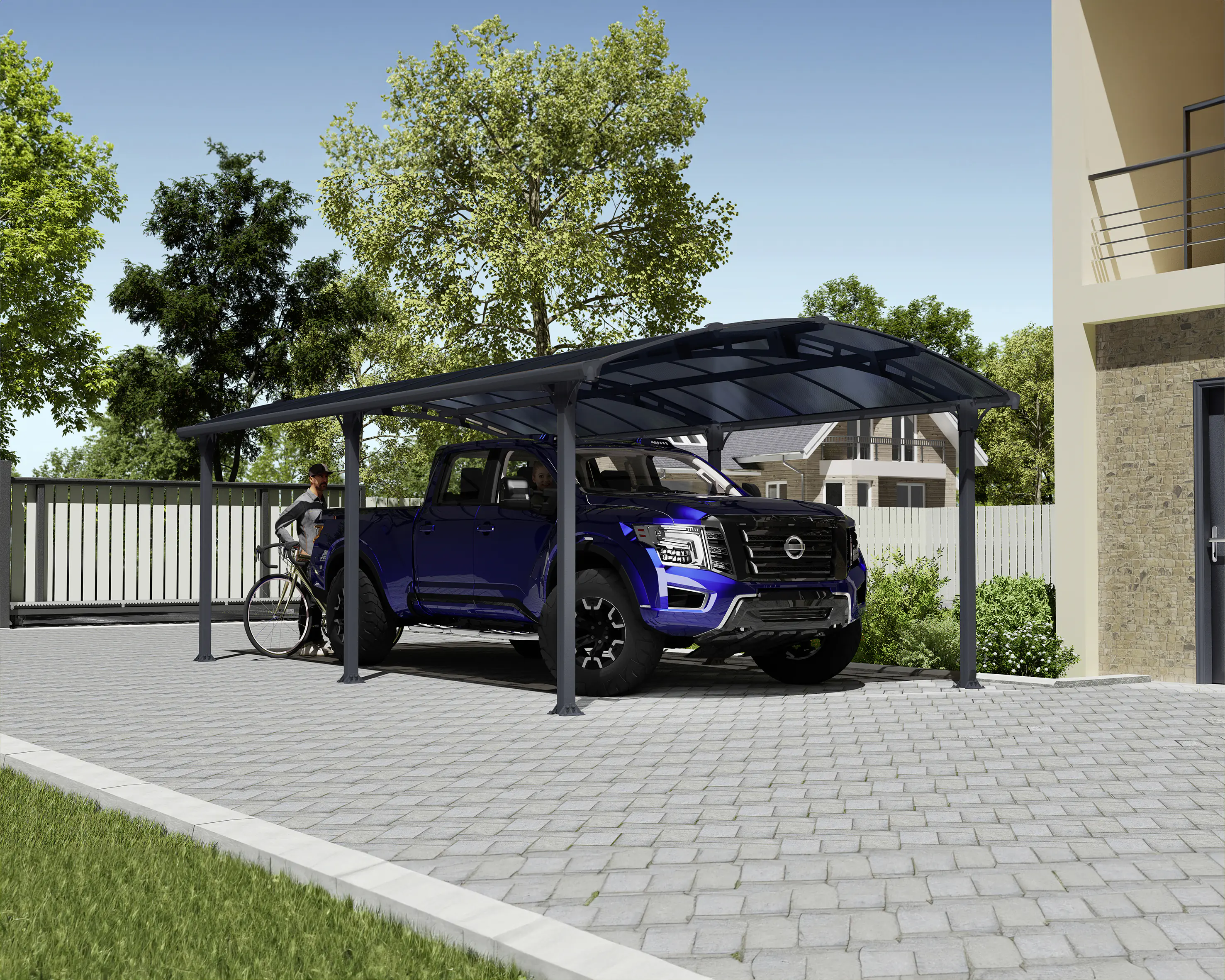 Canopia Carport Arcadia 6400 649 x 359 x 242 cm
