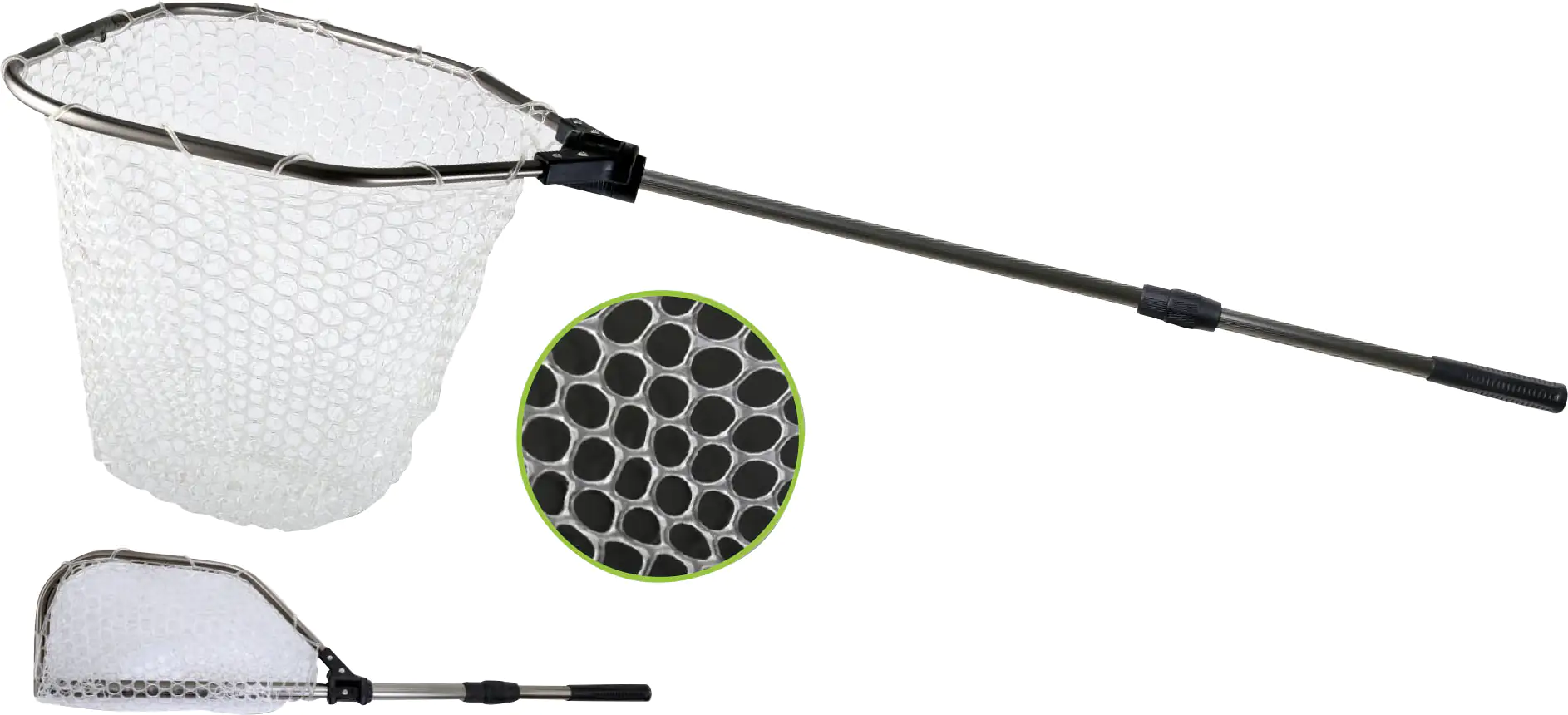 Paladin Kescher max. 160cm/42x40x25cm Kescherkopf/65-110cm Kescherstab