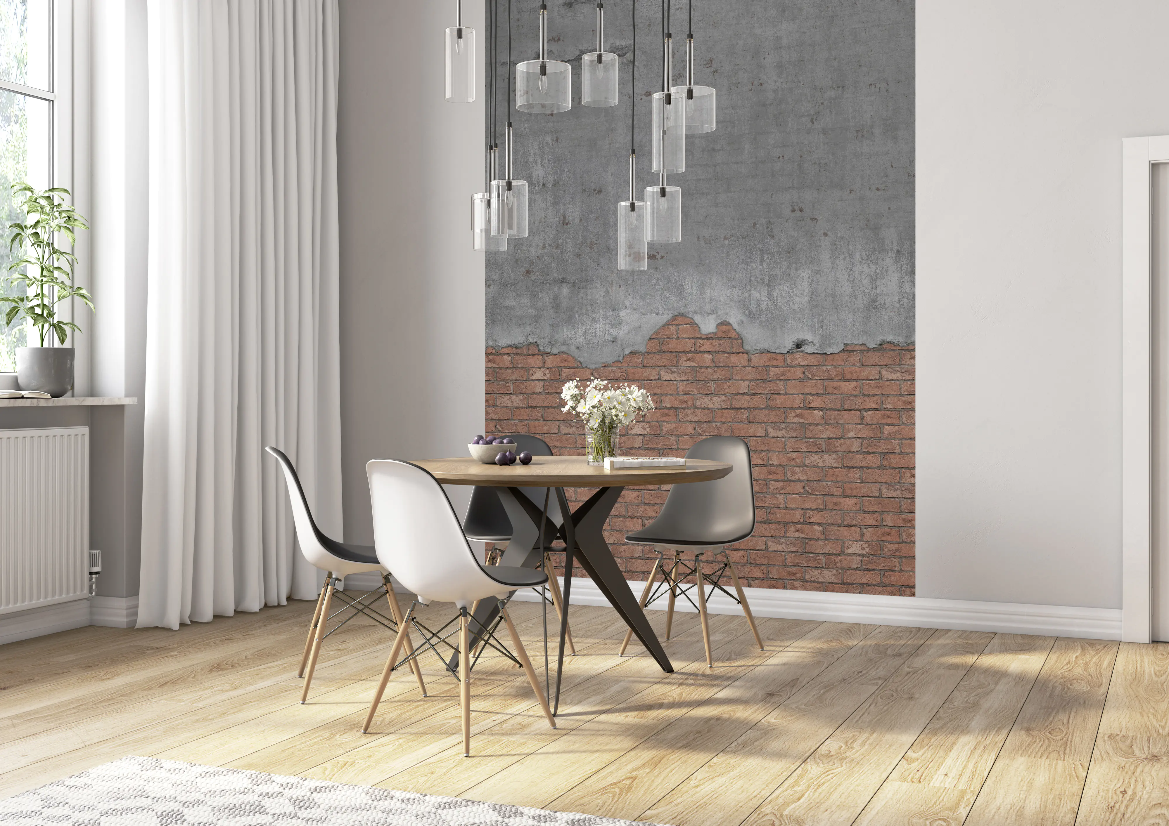 Rasch Vlies Fototapete 364293 Rot-Steinrot Muster & Motive 3 m x 2,12 m