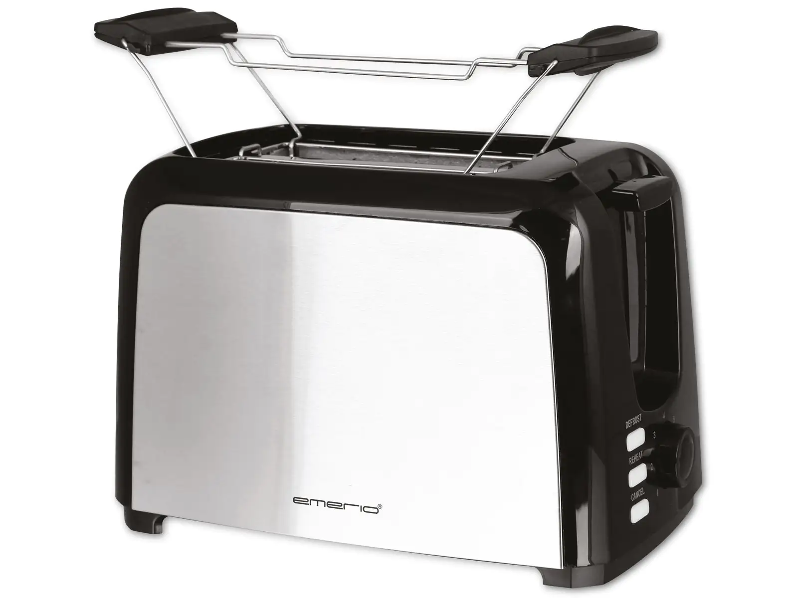 Emerio Toaster TO-123924, 750 Watt, 2 Scheiben, edelstahl