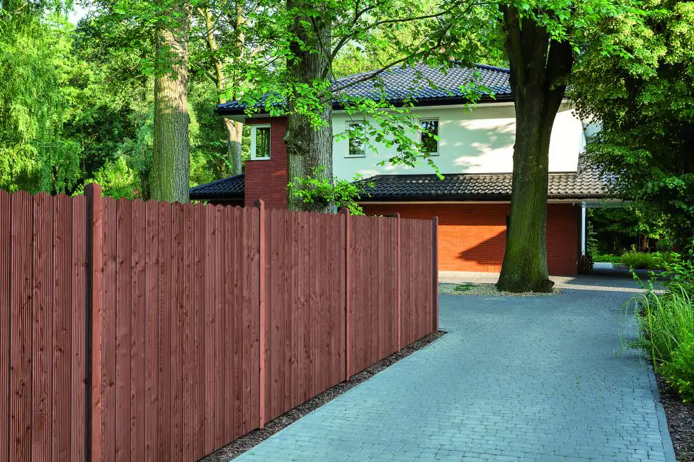 Rundkopfpfosten 190 cm, 90 x 90 mm, kesseldruckimprägniert, braun