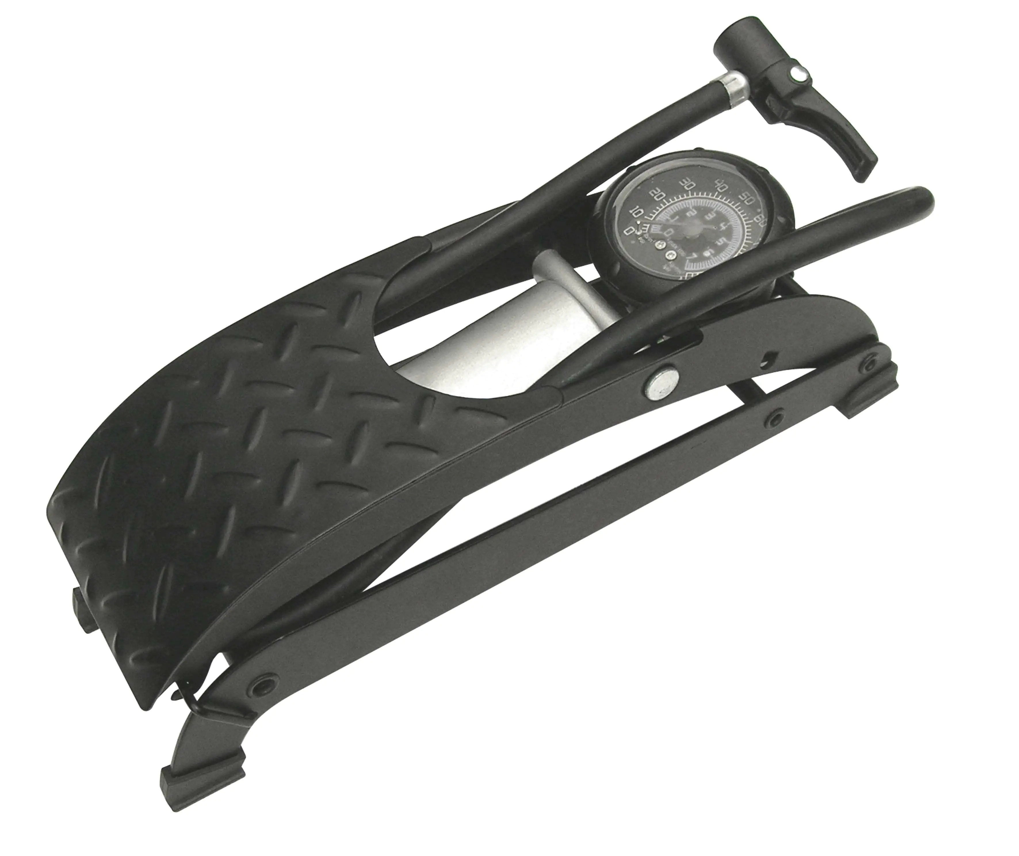 4333692024853 TrendLine Fußluftpumpe Ein-Zylinder mit Manometer bis 7 bar