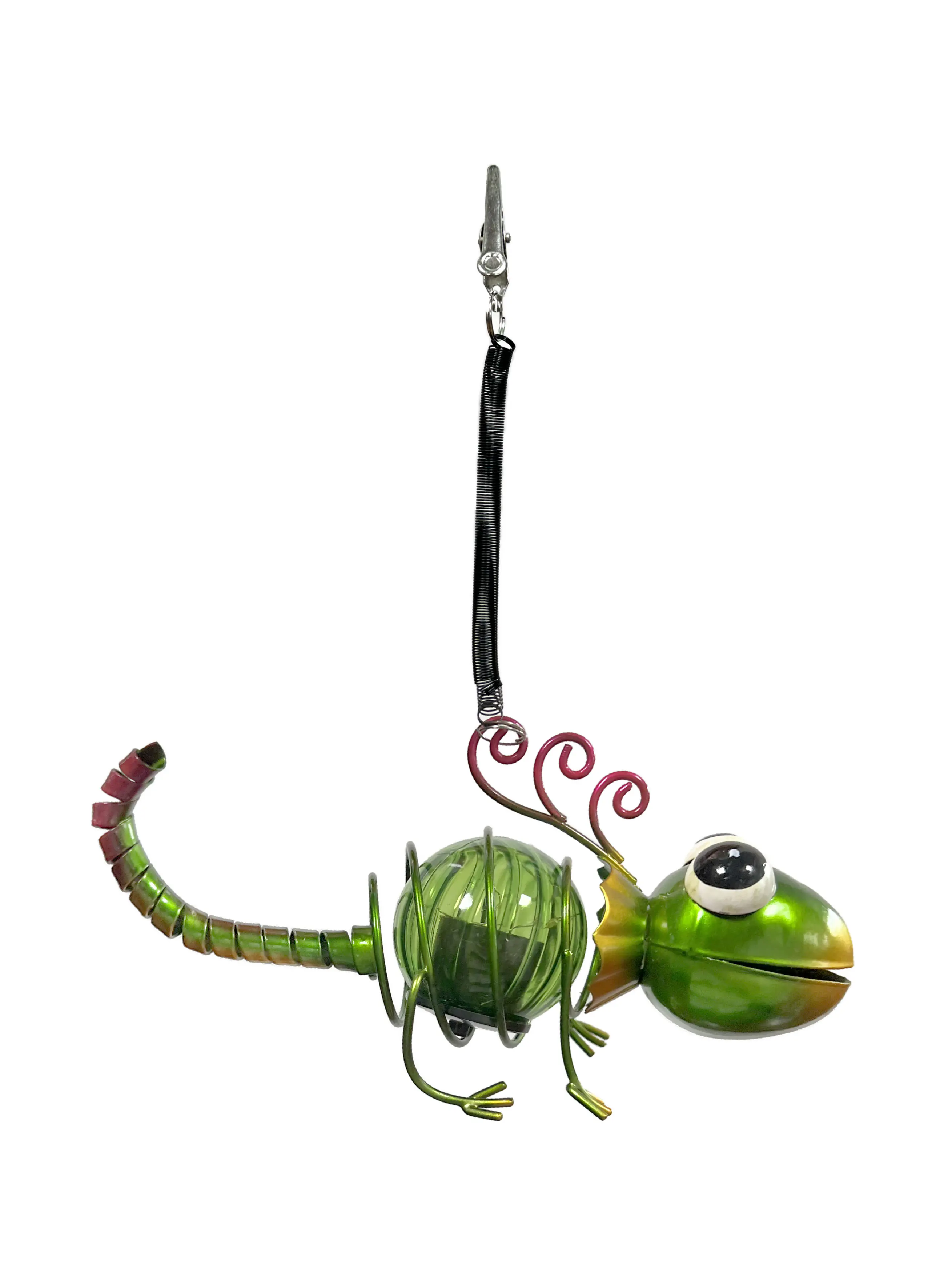 Dapo LED Solarleuchte Dekofigur Chamäleon warmweiß