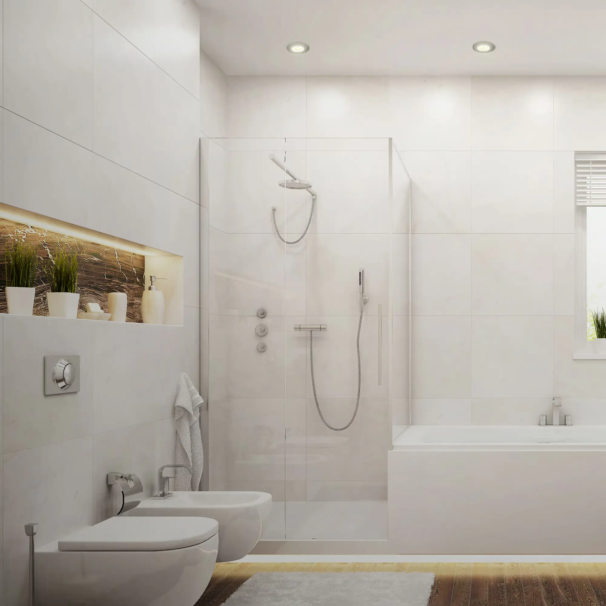 Briloner 3er Set LED Einbauleuchten Attach nickel-matt Ø 7,5 cm Briloner 3er Set LED Einbauleuchten Attach nickel-matt Ø 7,5 cm