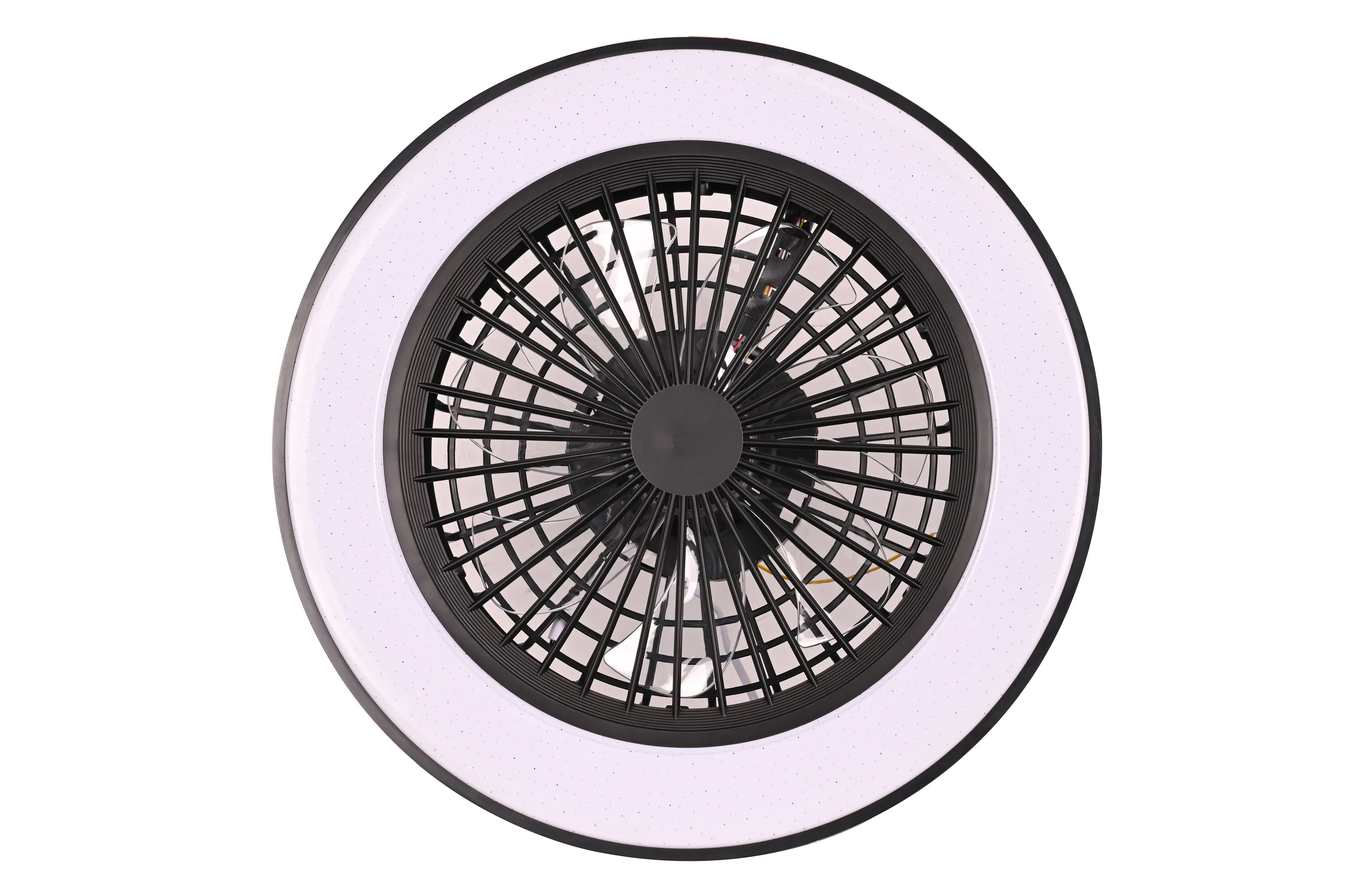 LED Deckenleuchte mit Ventilator Petri Ø 48 cm 40 W schwarz LED Deckenleuchte mit Ventilator Petri Ø 48 cm 40 W schwarz