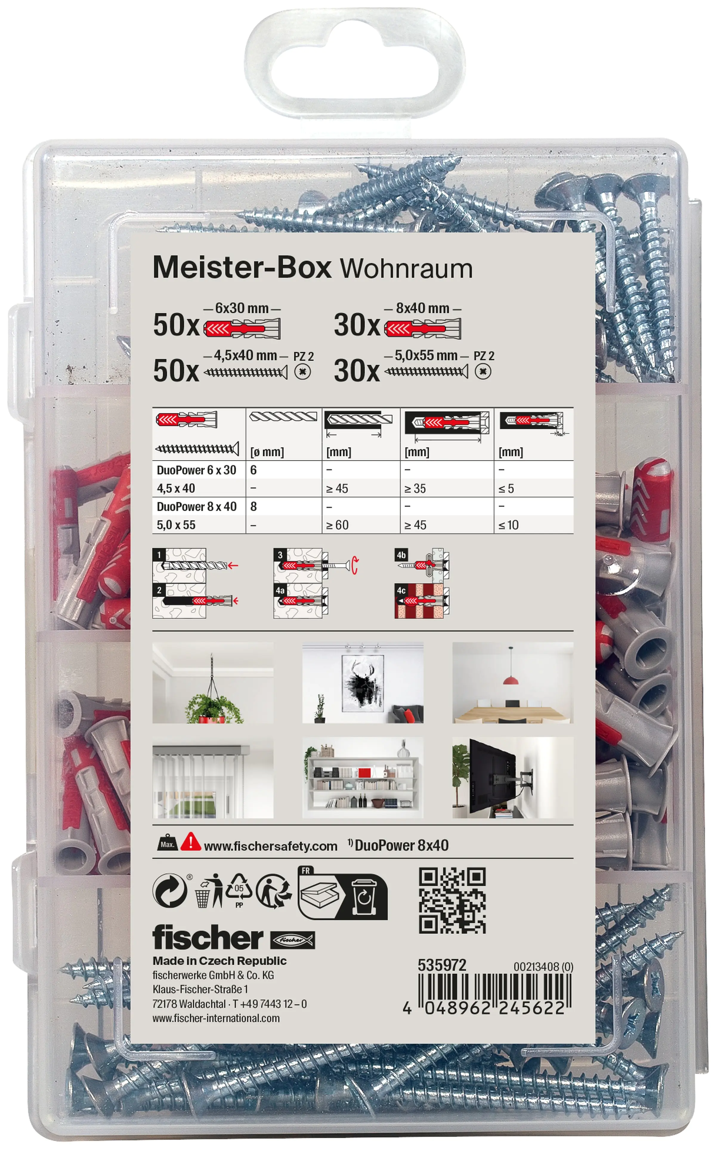 Fischer Meister-Box Duopower - 160 Stück Fischer Meister-Box Duopower - 160 Stück