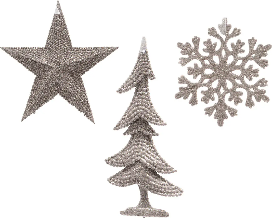 Kaemingk Weihnachtshänger in puderrosa 10,5 cm Kaemingk Weihnachtshänger in puderrosa 10,5 cm