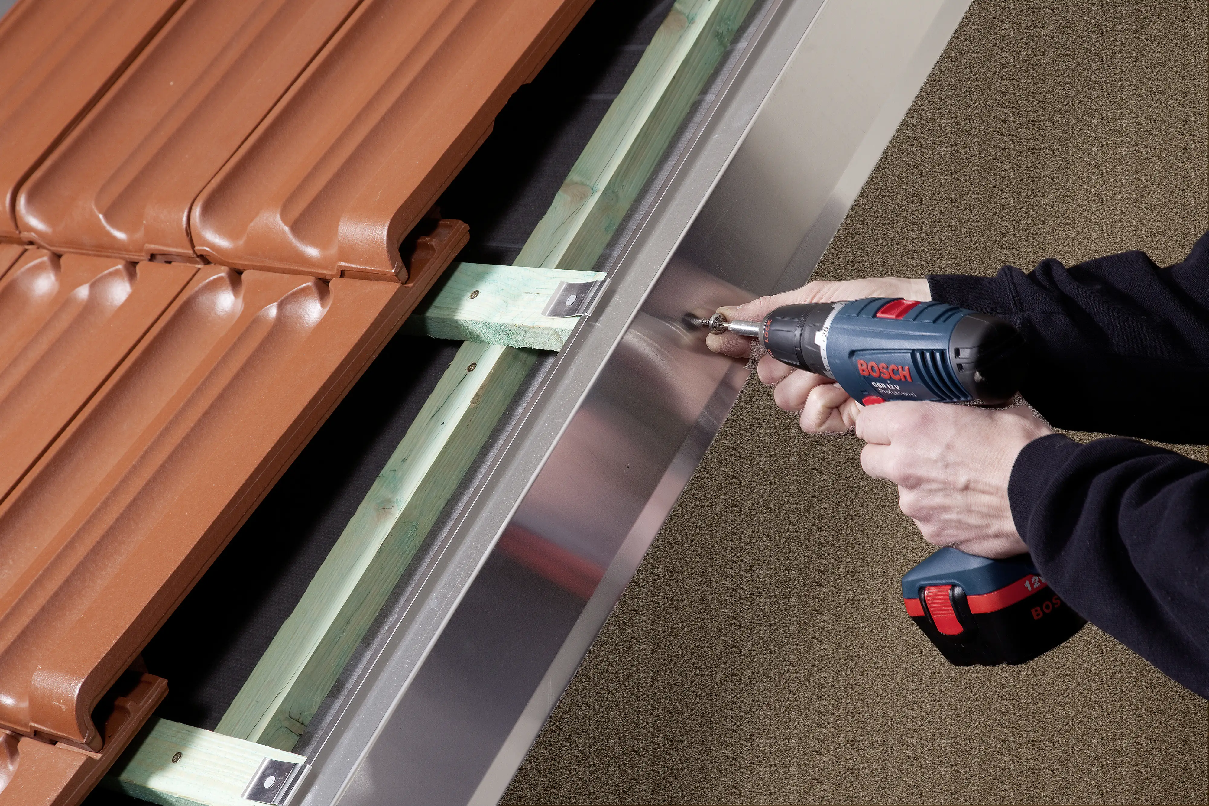 Sarei Spenglerschrauben Alu-Anthrazit 25 Stück