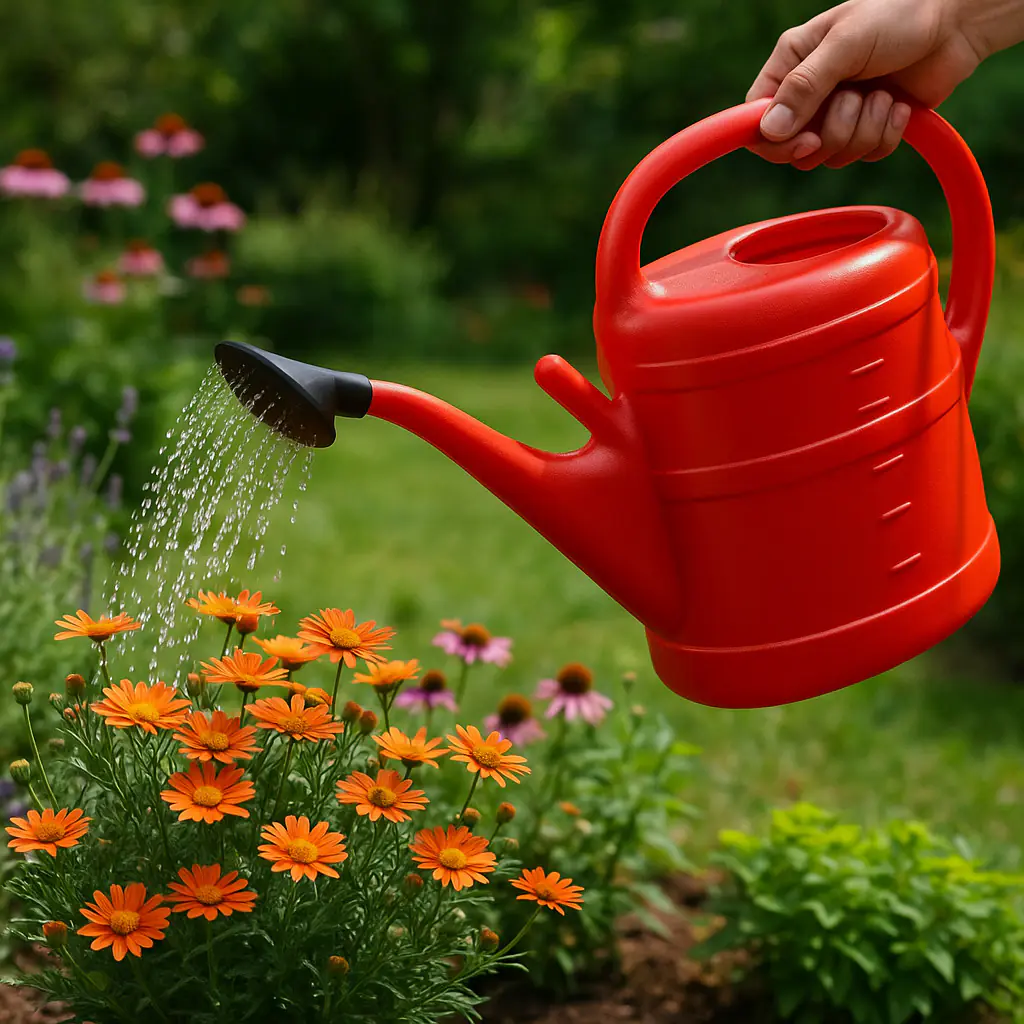 Geli Gießkanne 10 L Kunststoff rot