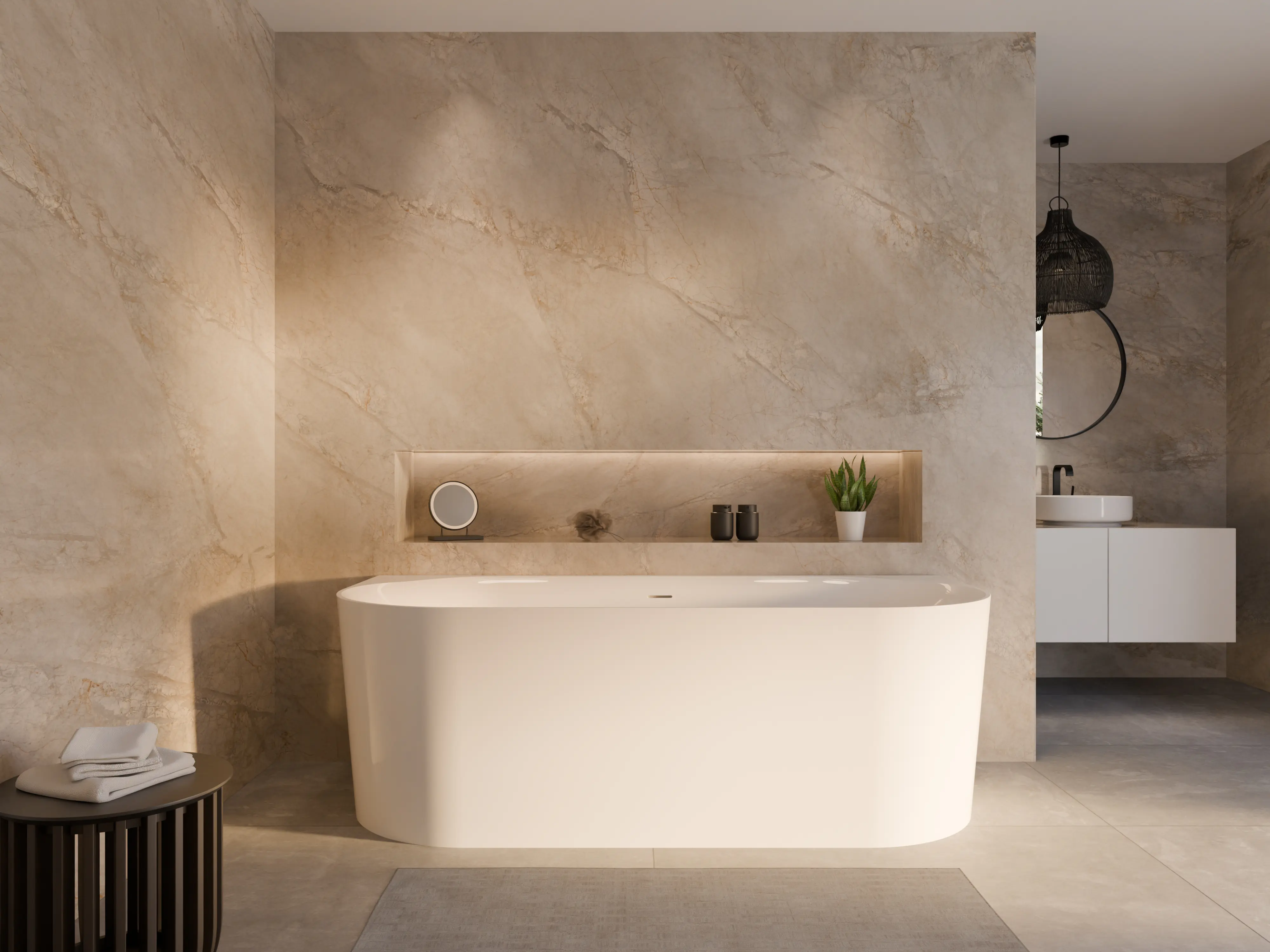 Ottofond Badewanne Mince XS 155 x 80 cm weiß