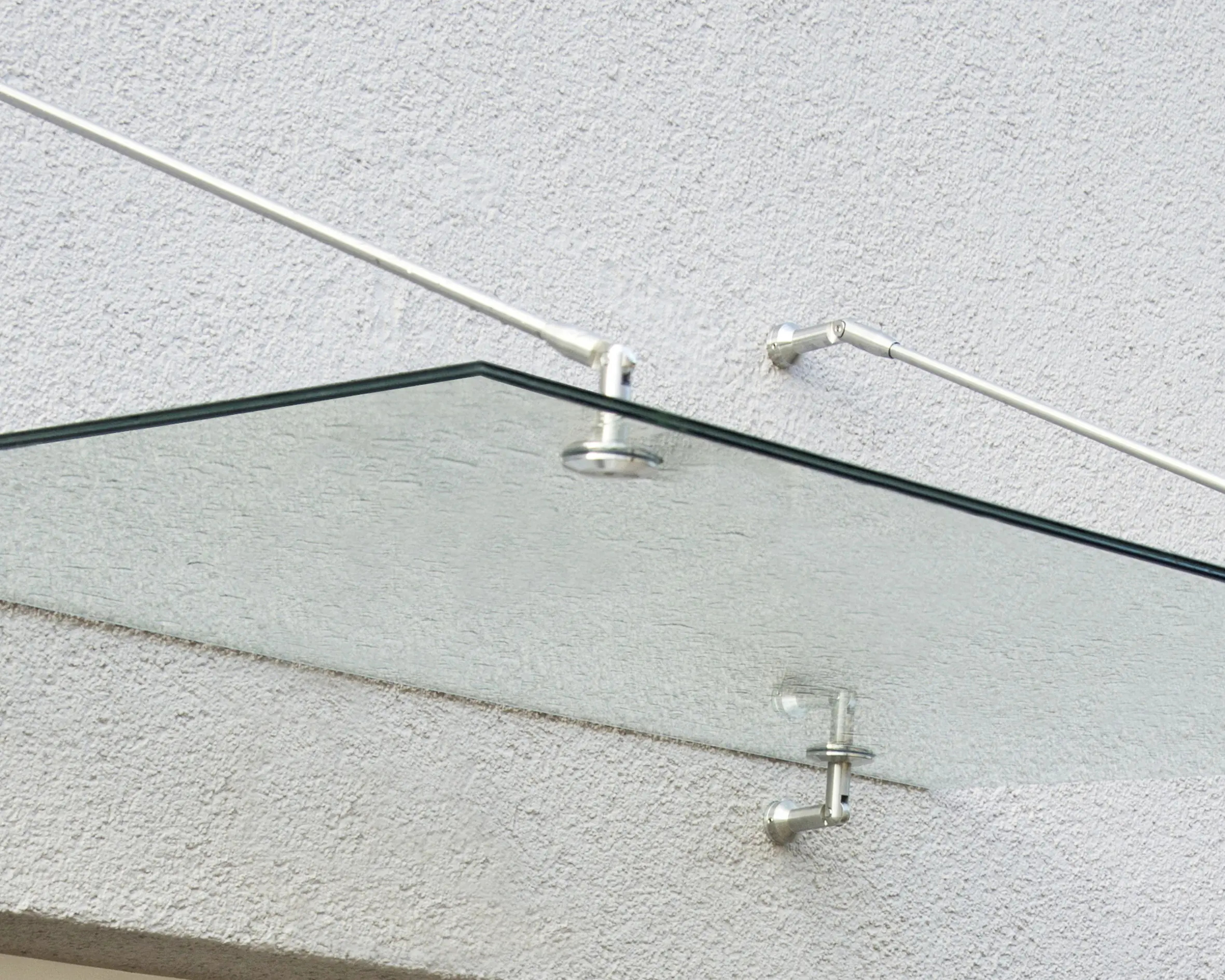 Canopia Vordach Taurus 1400 Silber Stahl 140 x 90 cm