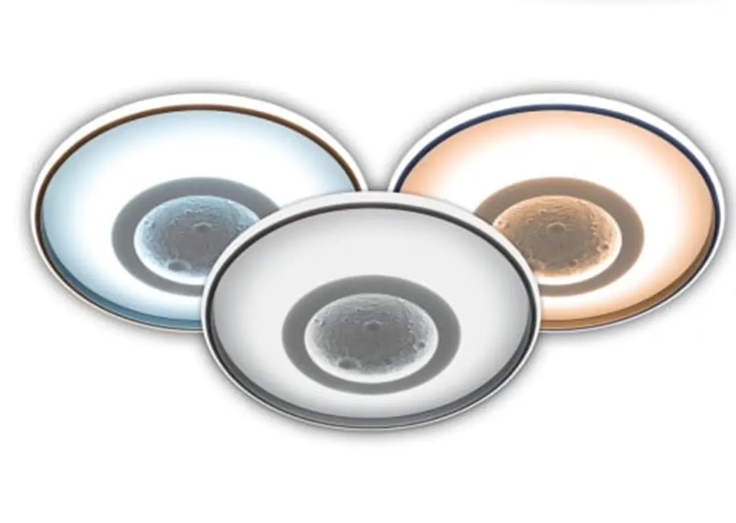 Light & More LED Deckenleuchte Moon 50 W Metall RGB 