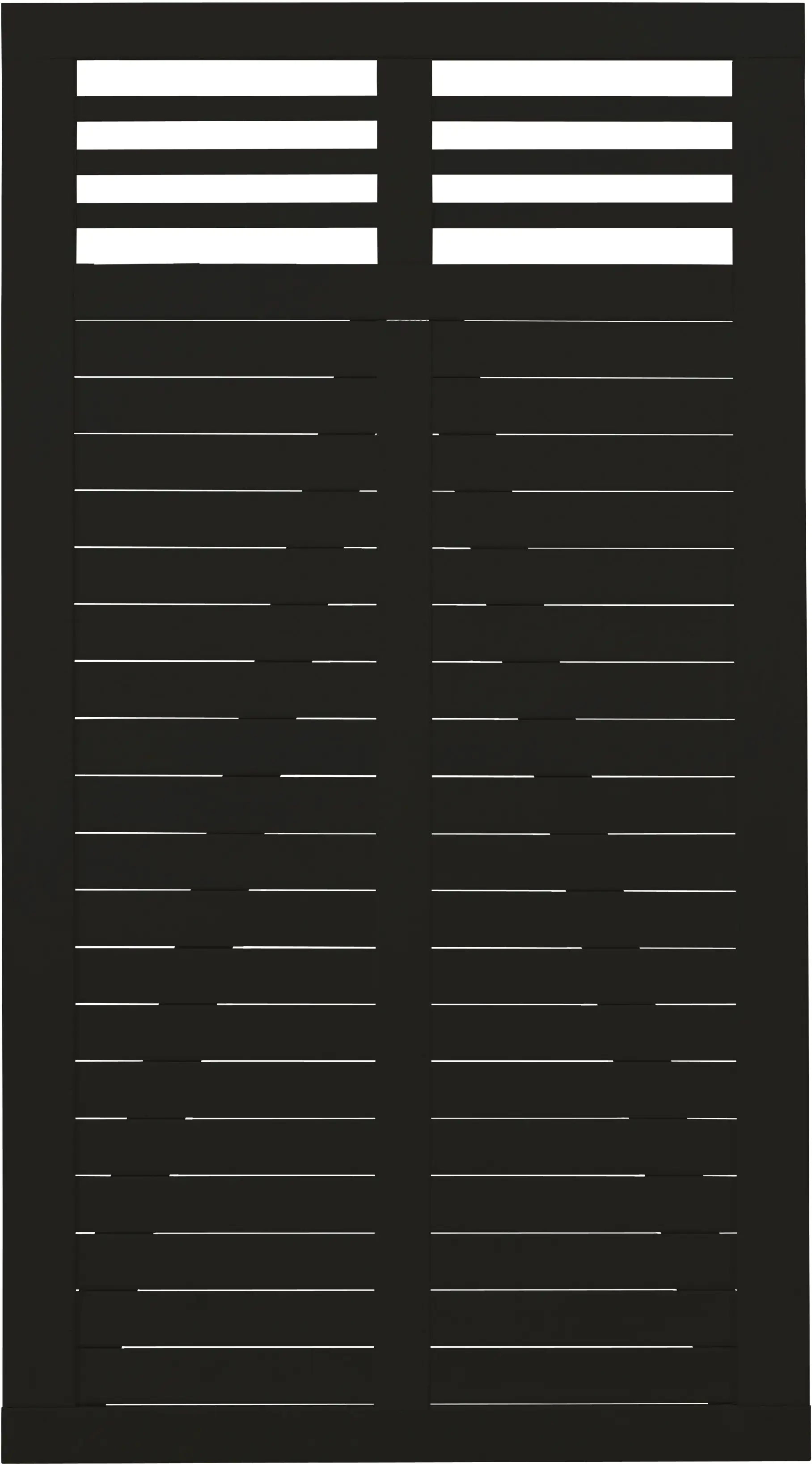 Plus Tor Decora 100 x 180 cm RAL 9005  Schwarz