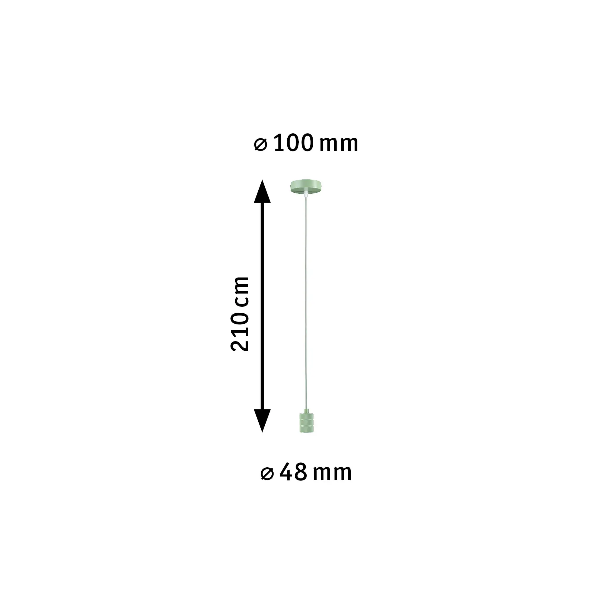 Paulmann Neordic Pendelleuchte Tilla Ø 10 cm E 27, max. 60 W, dimmbar