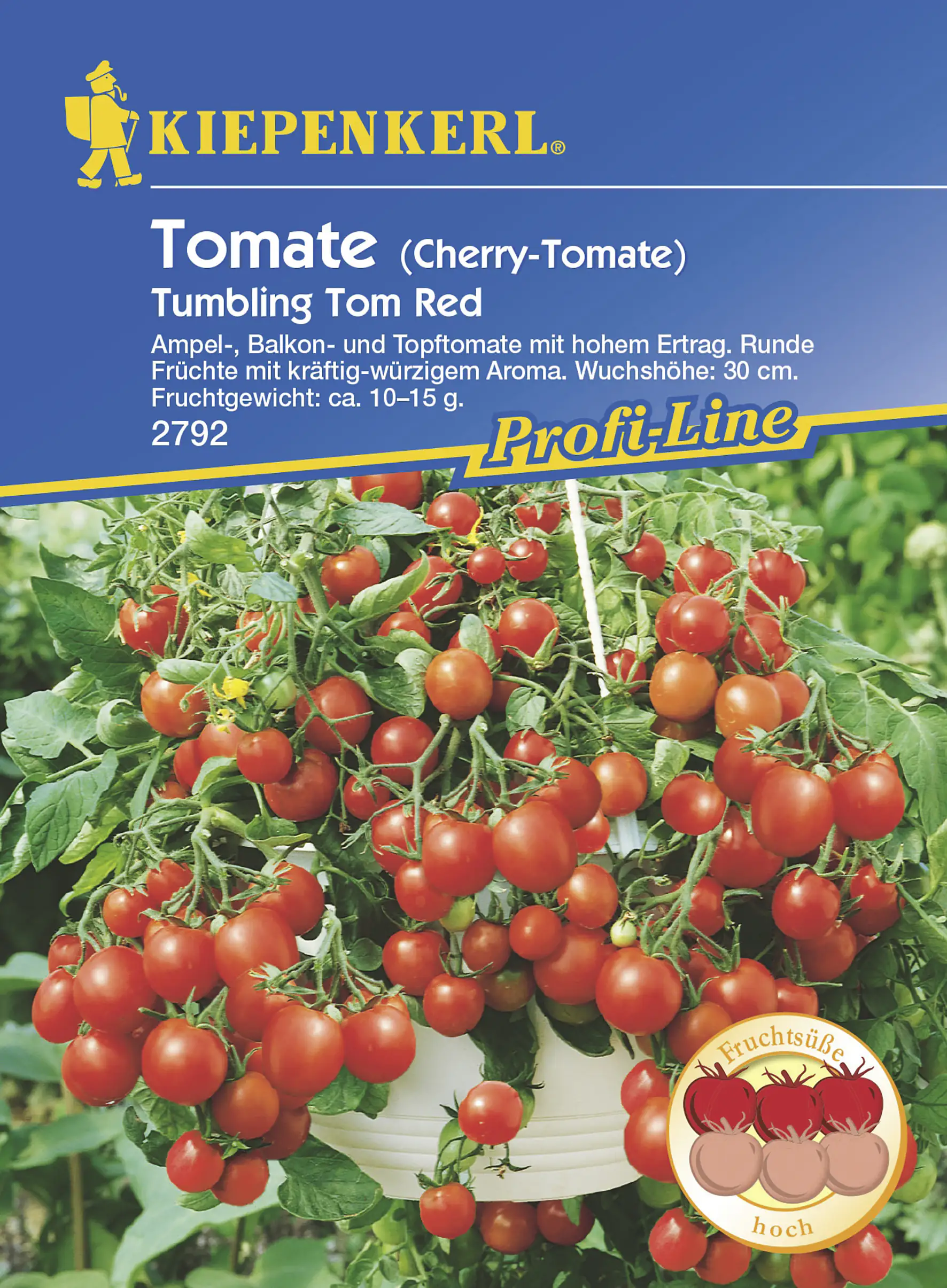 Kiepenkerl Cherry-Tomate Tumbling Tom Red Inhalt reicht für 12 Korn
