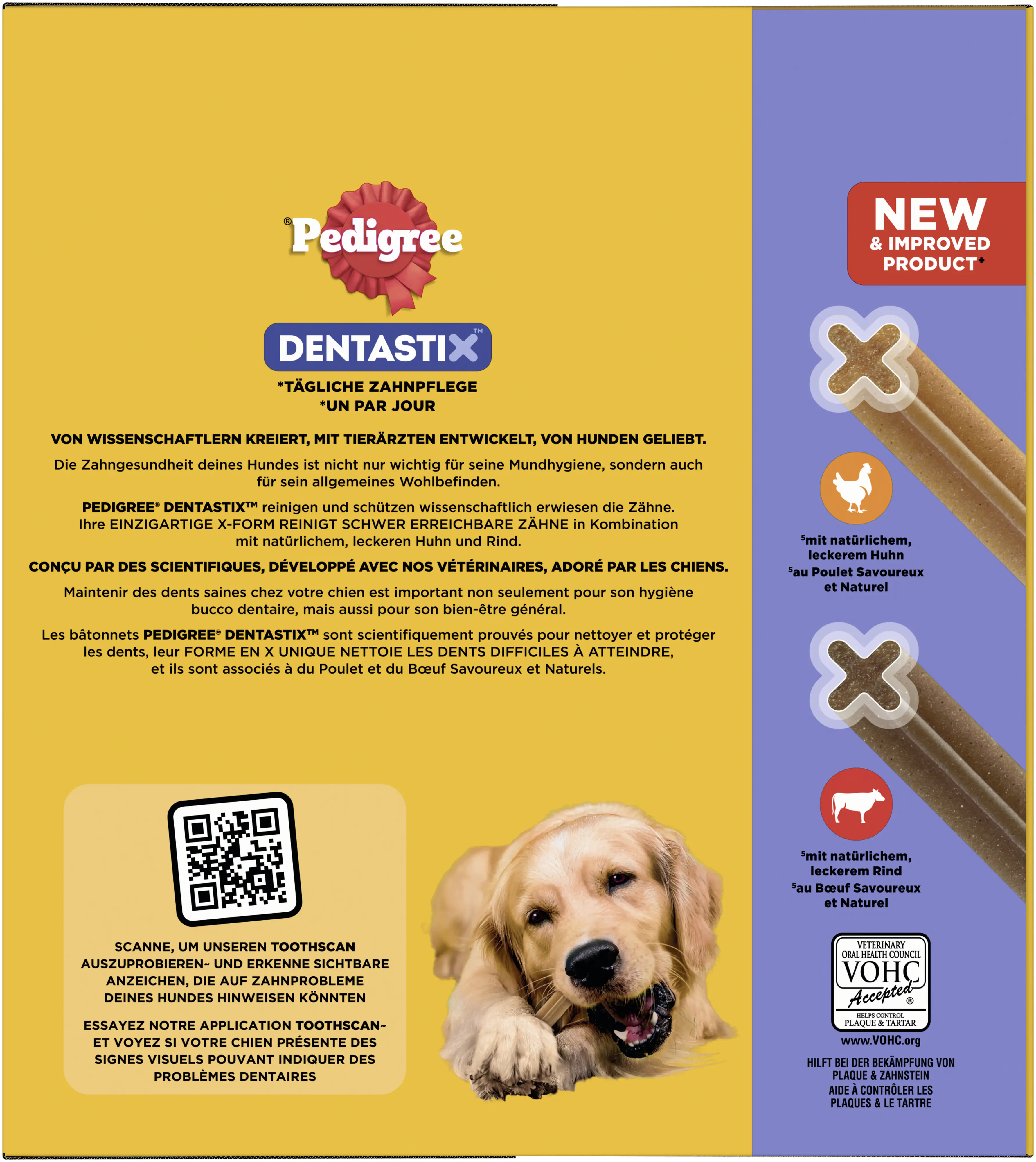 Pedigree Denta Stix Hundeleckerli Zahnpflege Multipack 1,62 kg