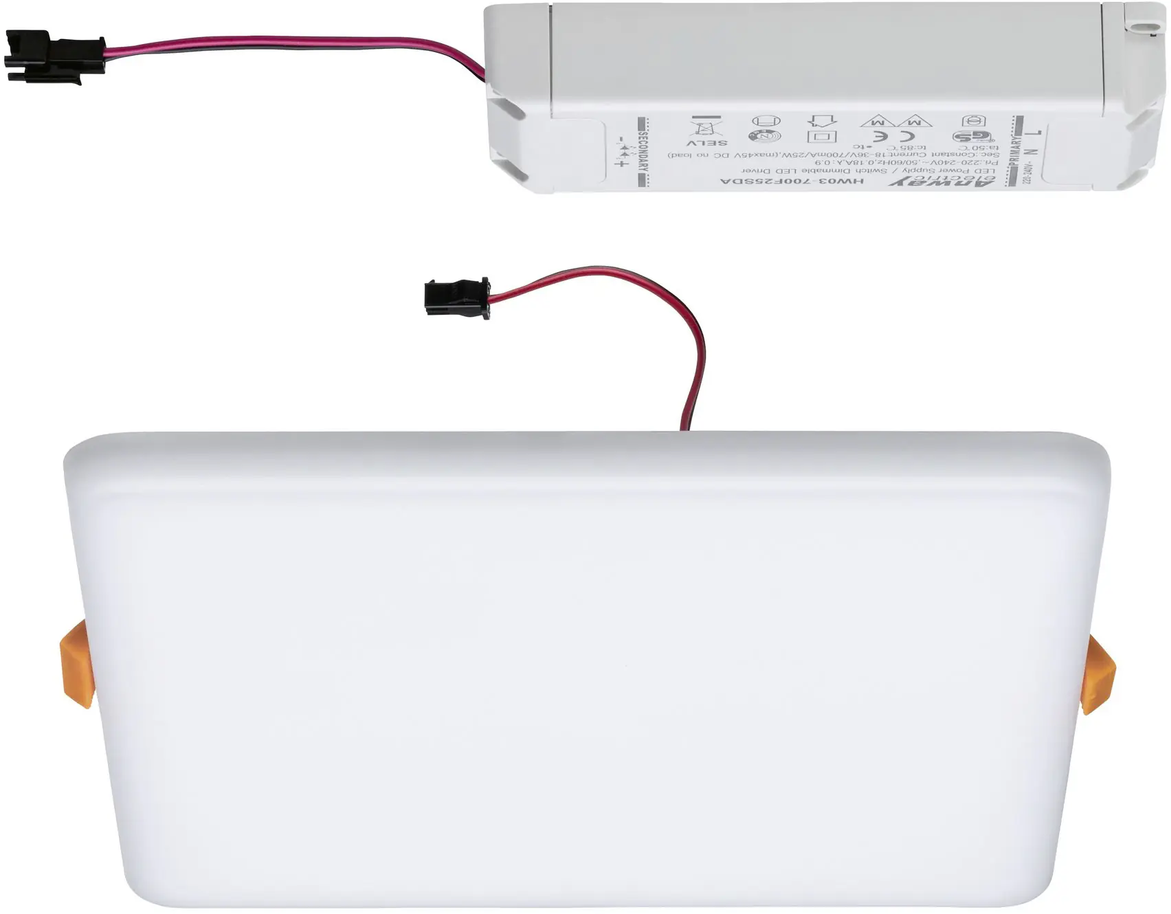 Paulmann Einbauleuchte LED Veluna Varifit 3-Stufen dimmbar 18,5 cm 17,5 W