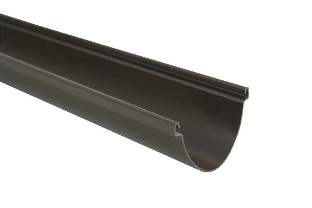 Marley Dachrinne Duplex NW 80 mm, 3 m, oval, braun