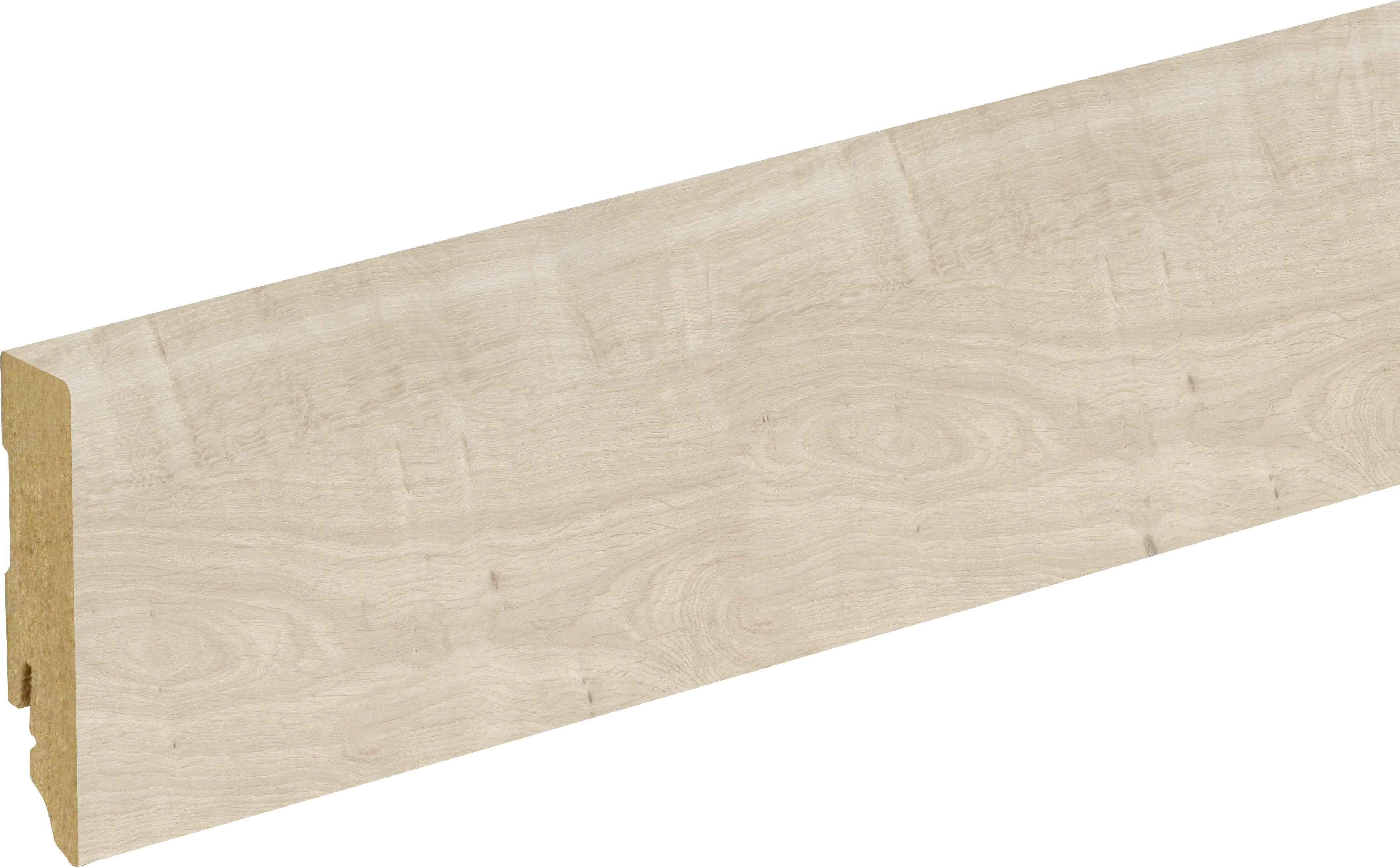 Neuhofer Fußleiste 240 cm 70 x 19 mm Yukon Eiche hell Neuhofer Fußleiste 240 cm 70 x 19 mm Yukon Eiche hell