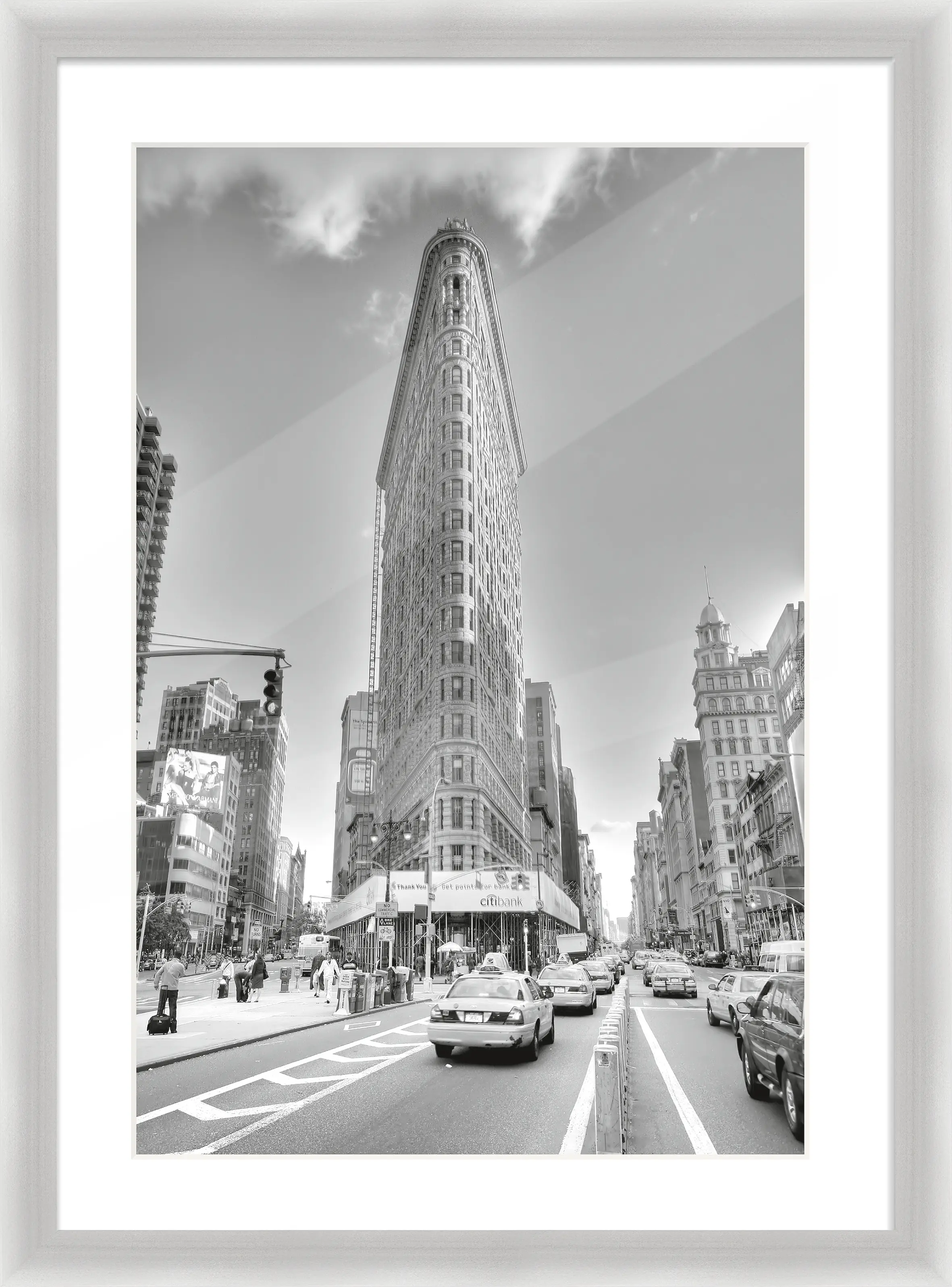 Alu Bilderrahmen Premium silber 50 x 70 cm