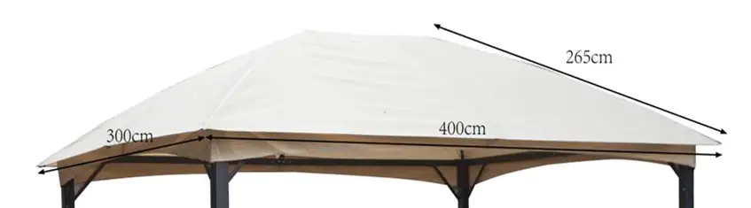 TrendLine Ersatzdach Pavillon Martinique