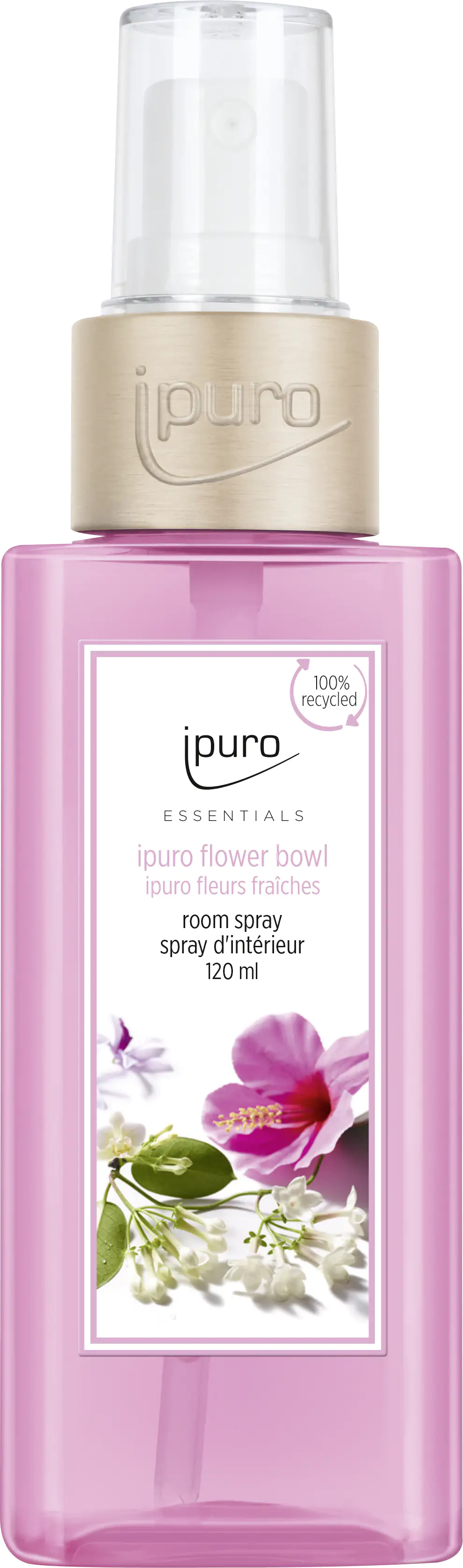 4051281982529 ipuro ESSENTIALS Raumspray Flower Bowl 120 ml
