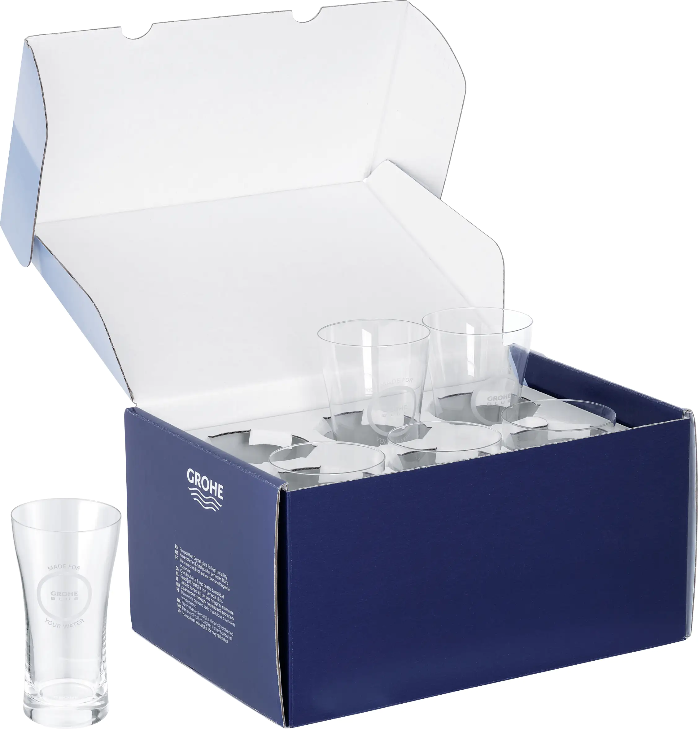 Grohe Blue Wassergläser (6 Stück) Grohe Blue Wassergläser (6 Stück)