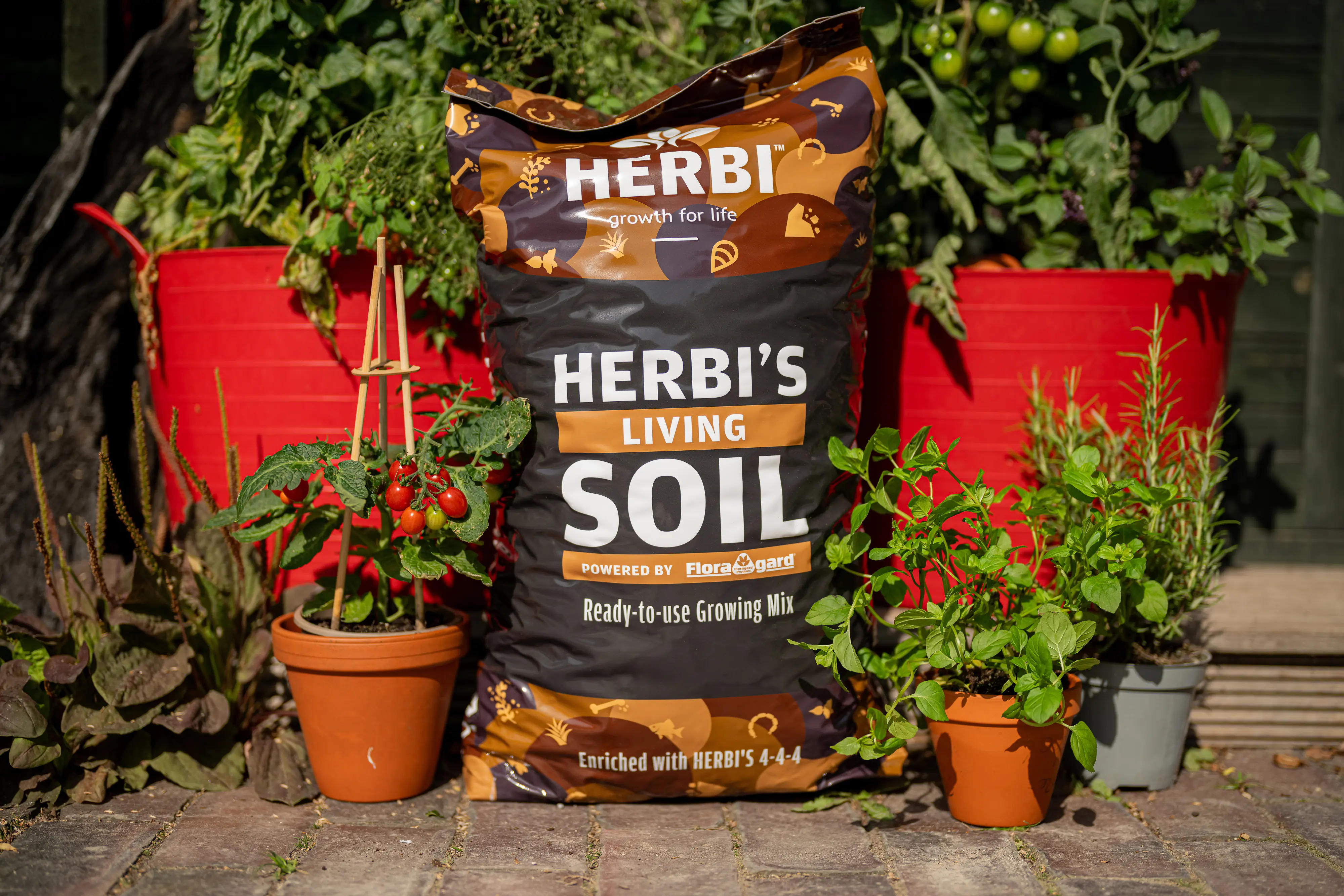 Herbi's Living Soil Grow Erde torffrei 40 L