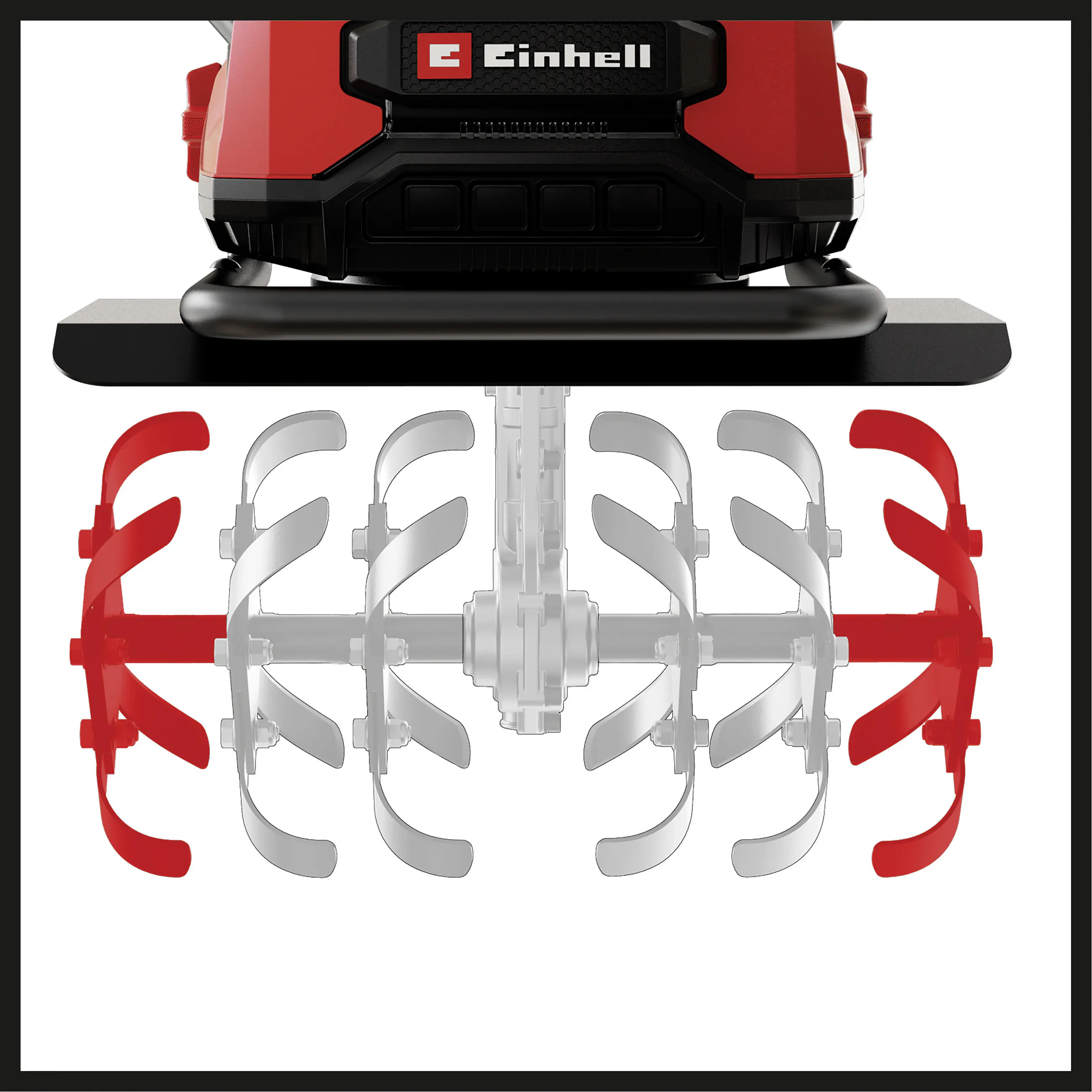 Einhell Akku-Bodenhacke GP-CR 36/45 Li E BL- Solo 45 cm Arbeitsbreite