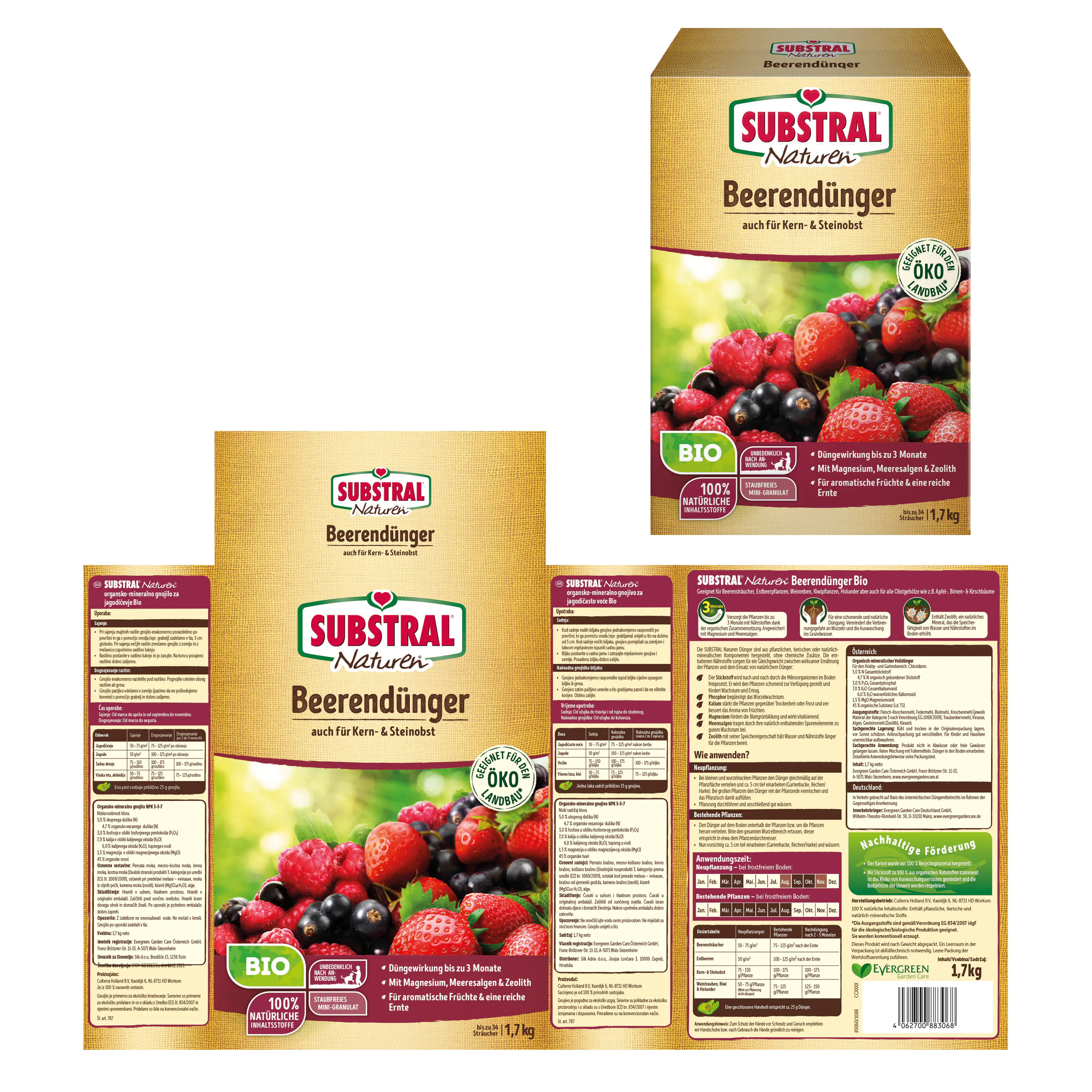 Naturen Bio Beerendünger 1,7 kg Naturen Bio Beerendünger 1,7 kg