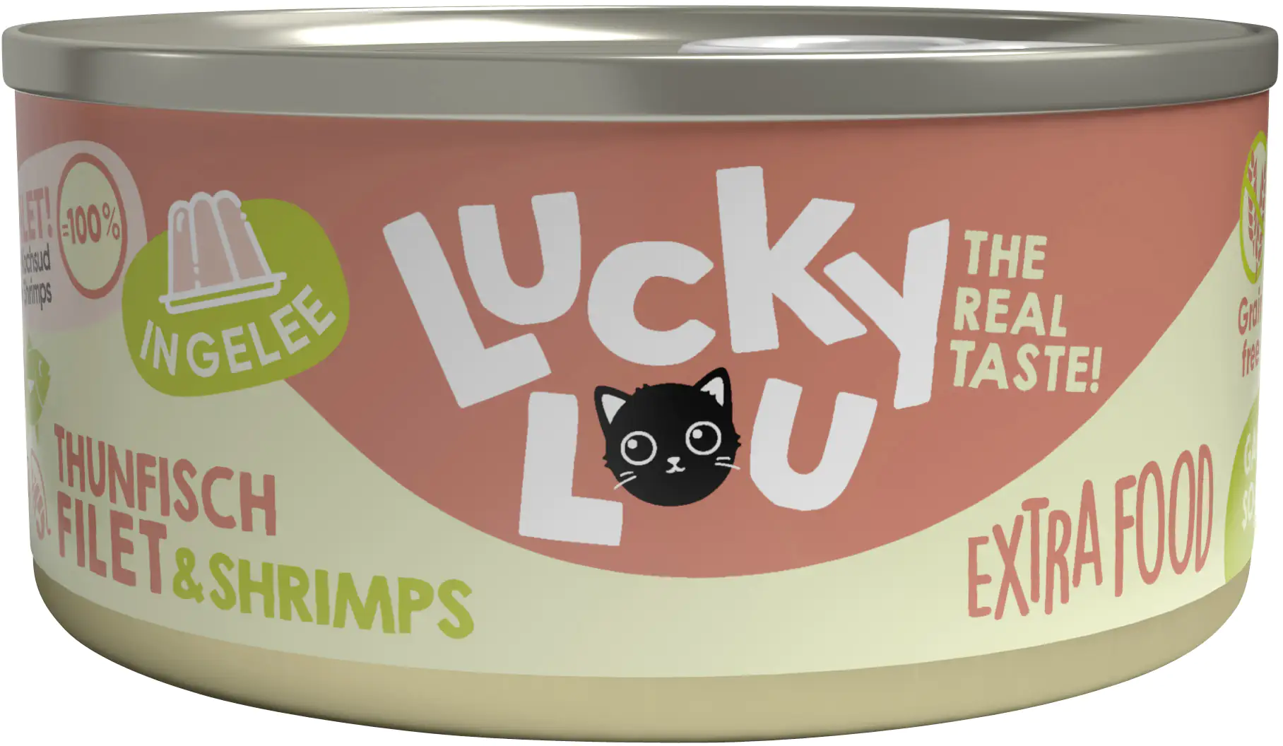Lucky Lou Extrafood Thunfisch und Shrimps in Jelly 70g Lucky Lou Extrafood Thunfisch und Shrimps in Jelly 70g