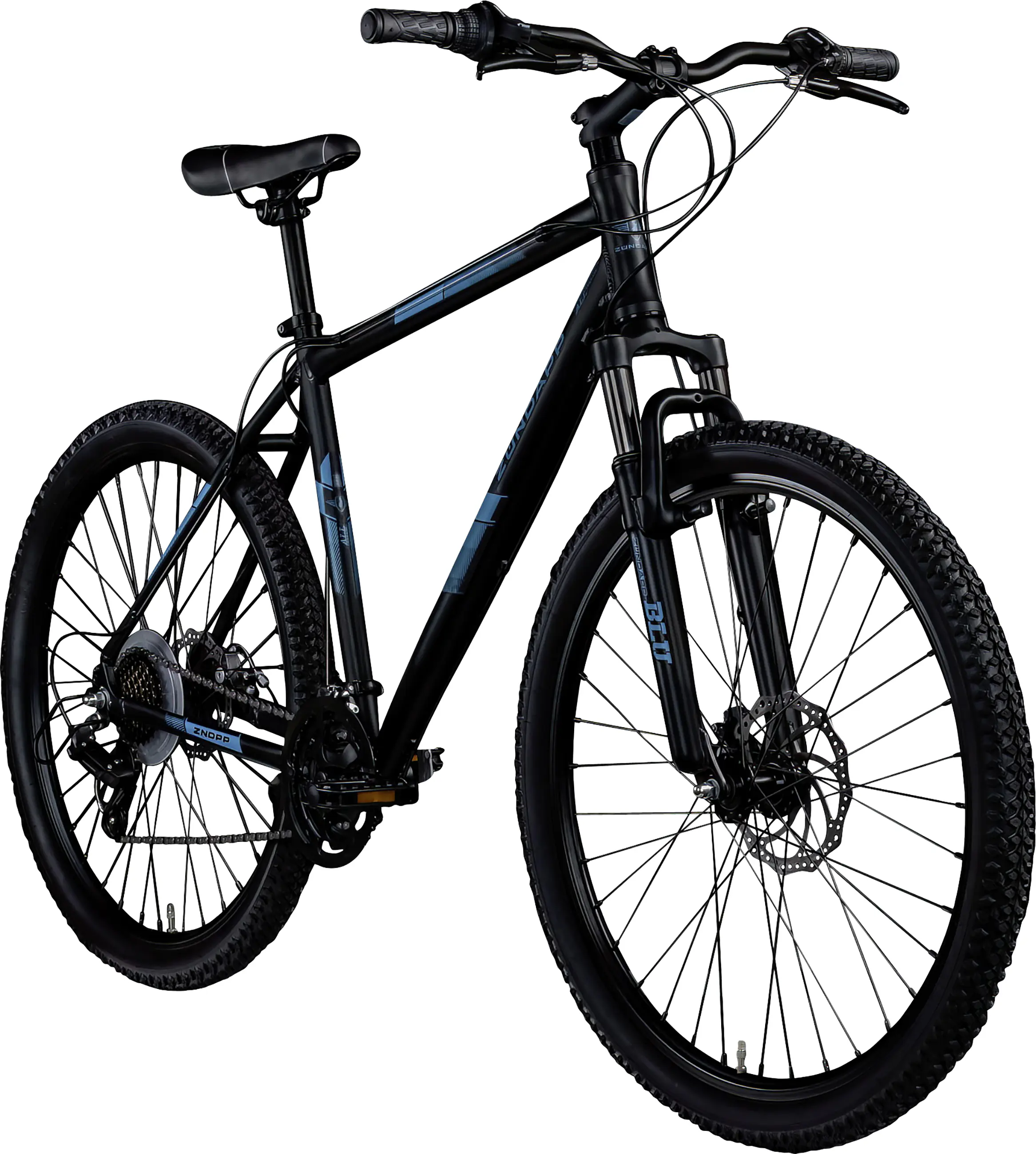 Zündapp Mountainbike Blue 4.0 Hardtail 27,5 Zoll 21-Gang schwarz-blau