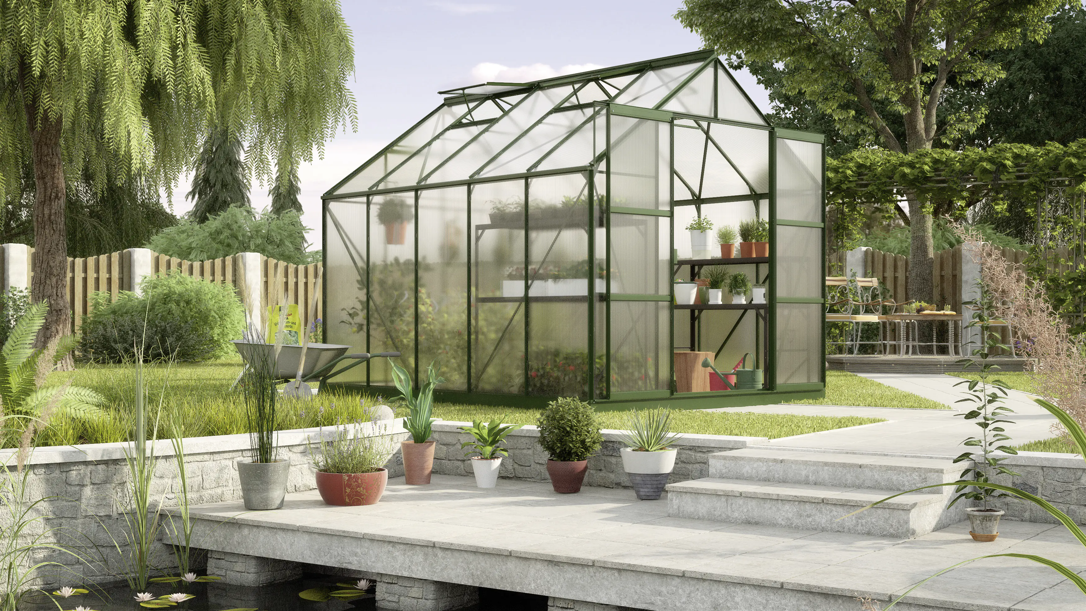 Vitavia Gewächshaus Uranus 8300 HPK 4 mm 254 x 317 cm