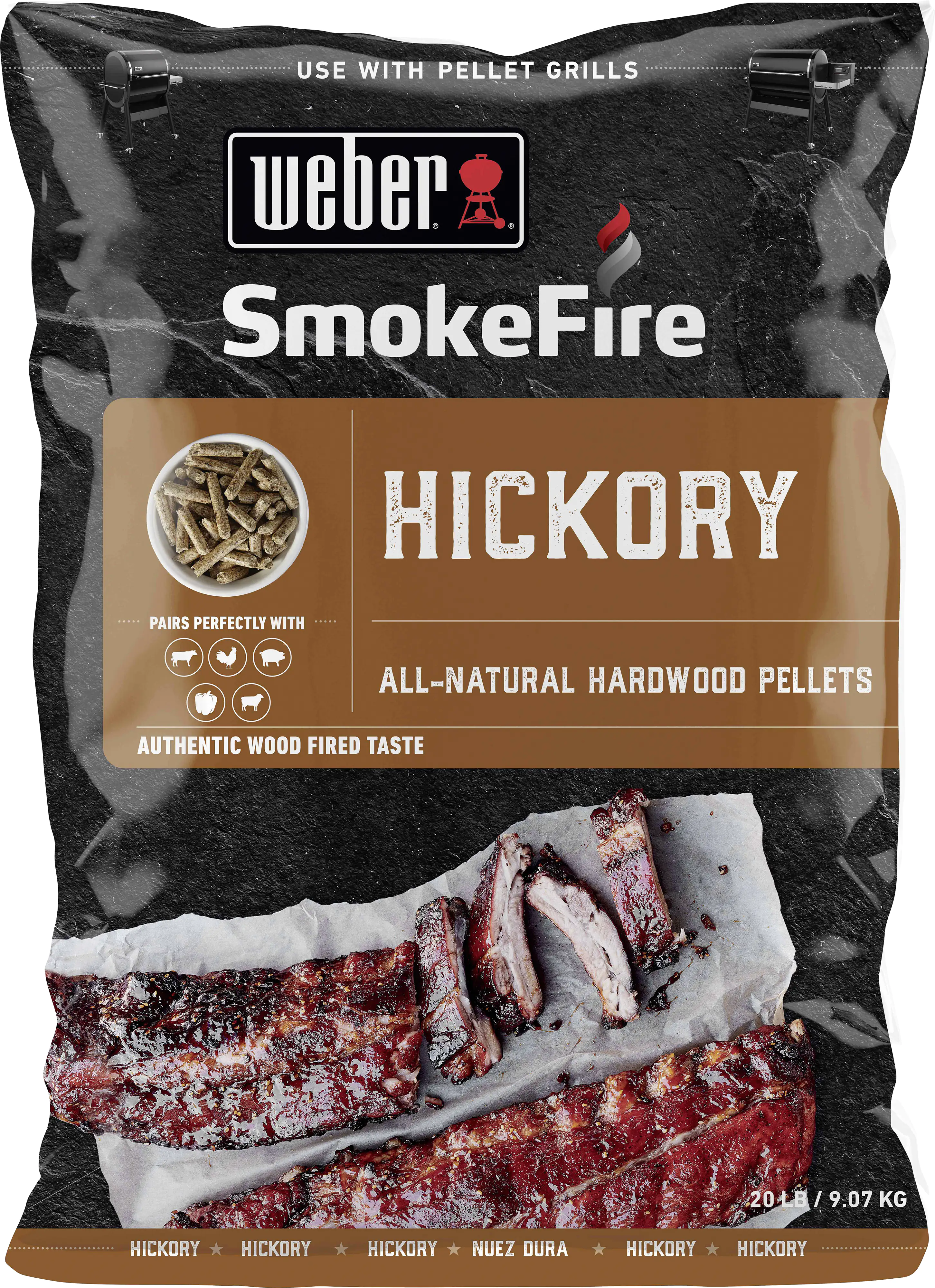 Weber Holzpellets SmokeFire Hickory  9 kg