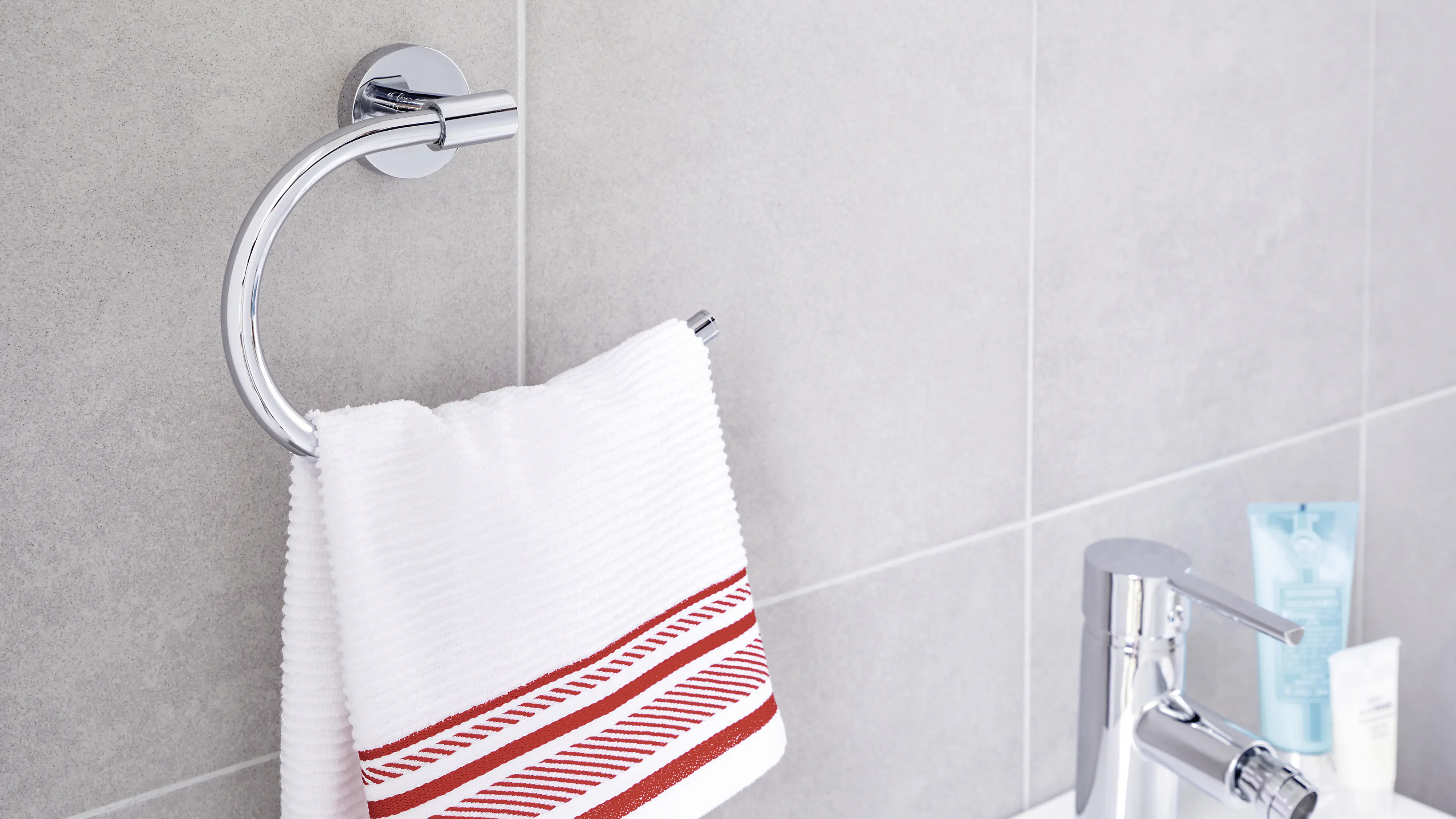 tesa Handtuchring Exxcellent Metall, chrom, rostfrei