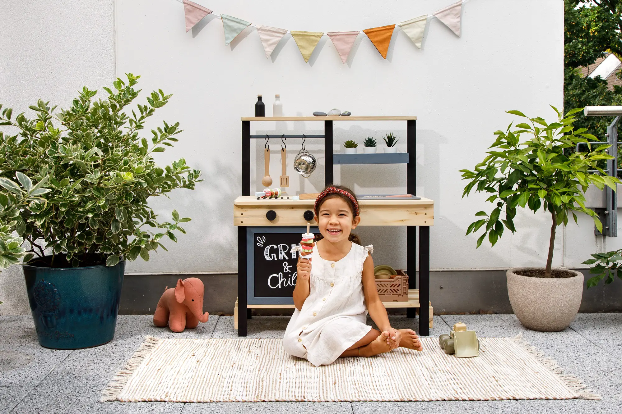 Muddy Buddy Matschküche Grill and Chill 80 x 40 x 90 cm