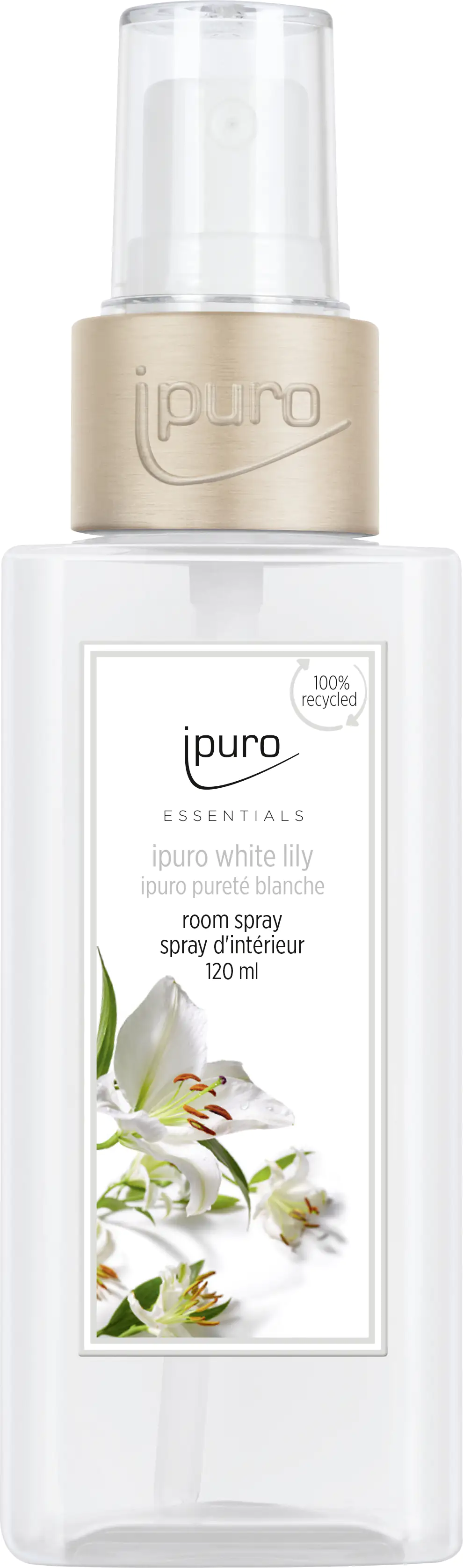ipuro ESSENTIALS Raumspray White Lily 120 ml