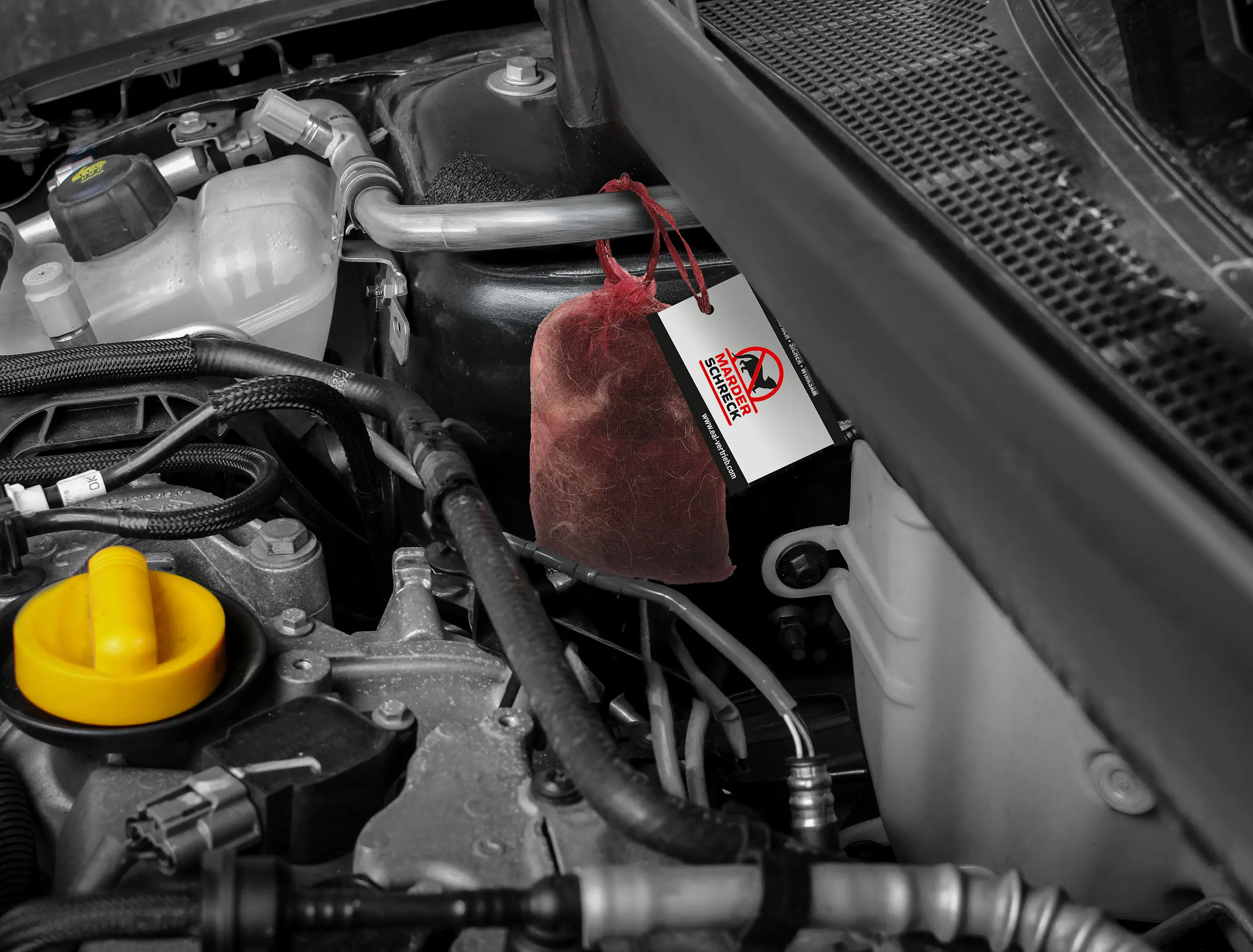 Marderschreck Marderabwehr-Beutel für den Motorraum