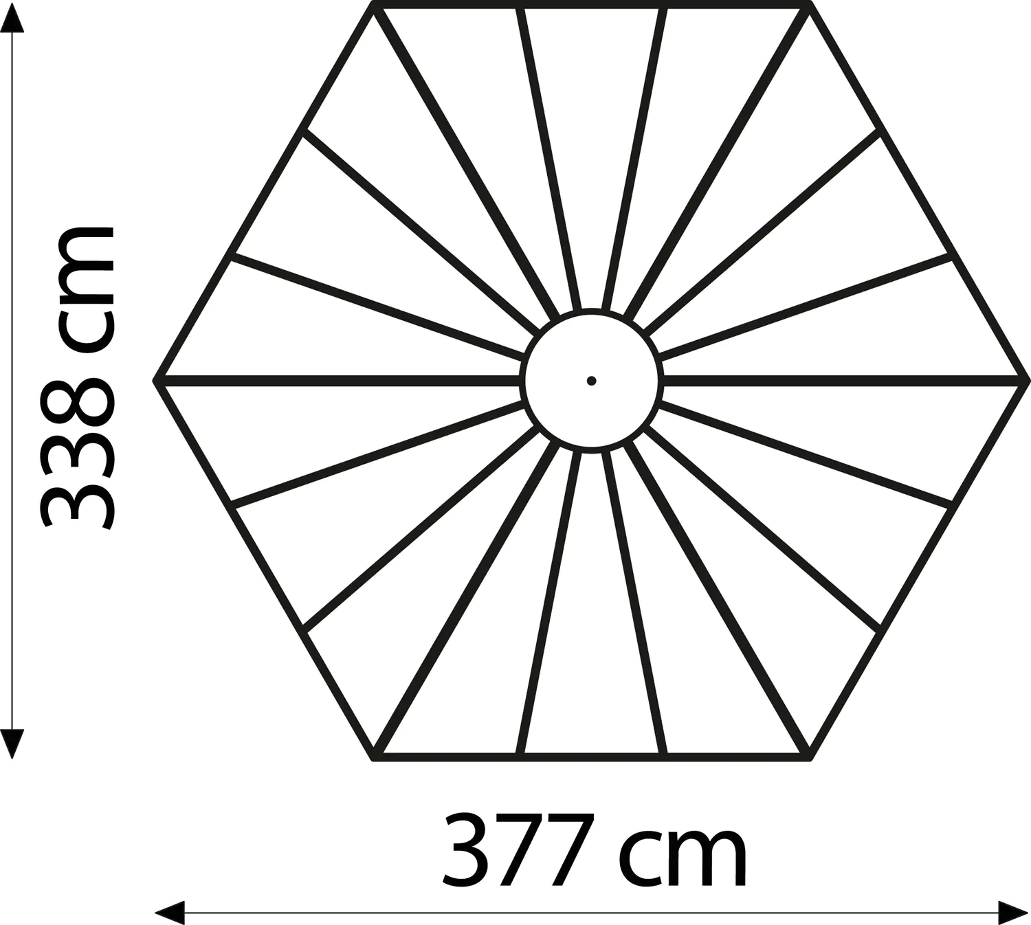 Vitavia Vogelvoliere Circus 9000, schwarz, 9,0 m²