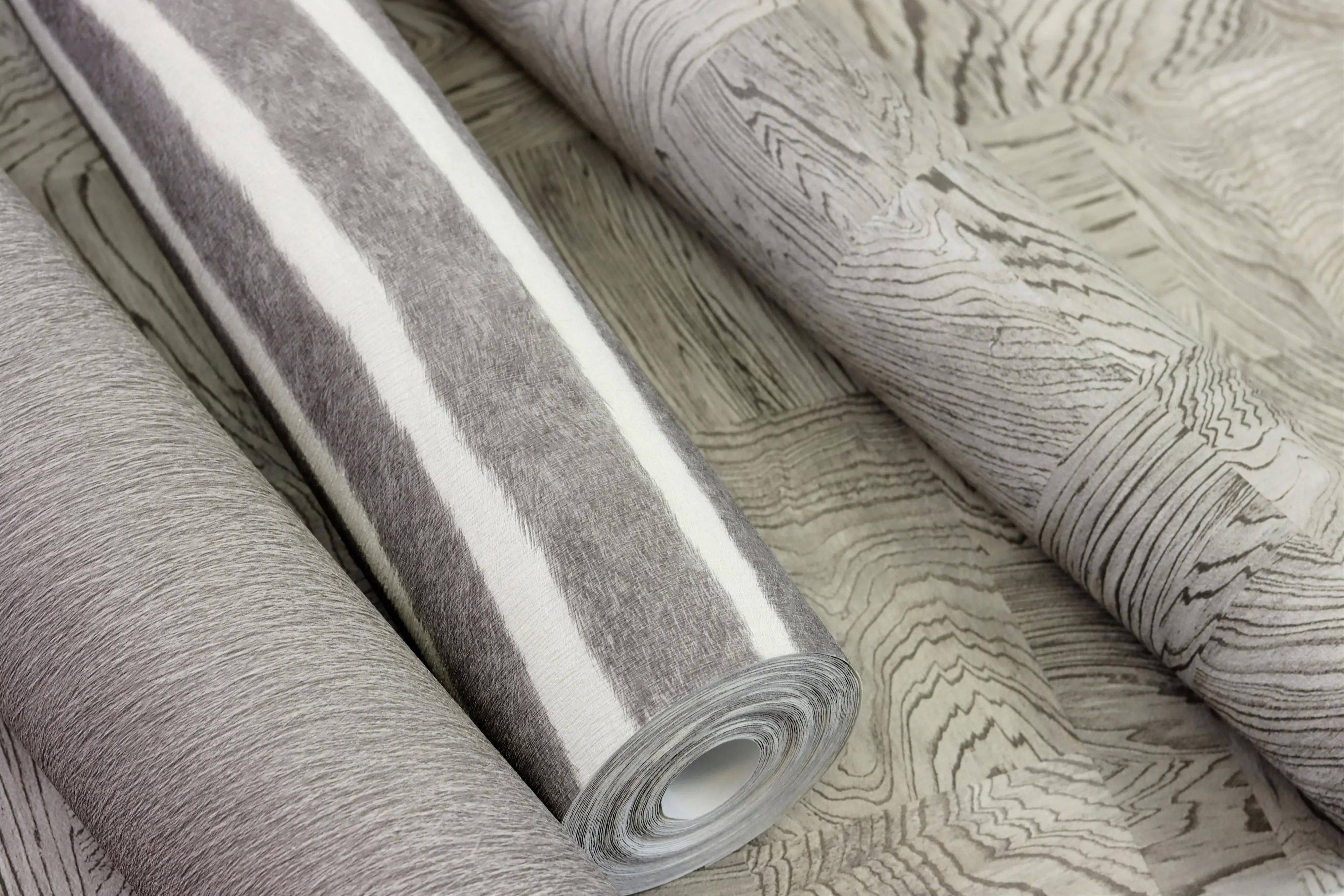 Rasch Vliestapete 751062 Grau-Hellgrau Uni 10,05 m x 0,53 m
