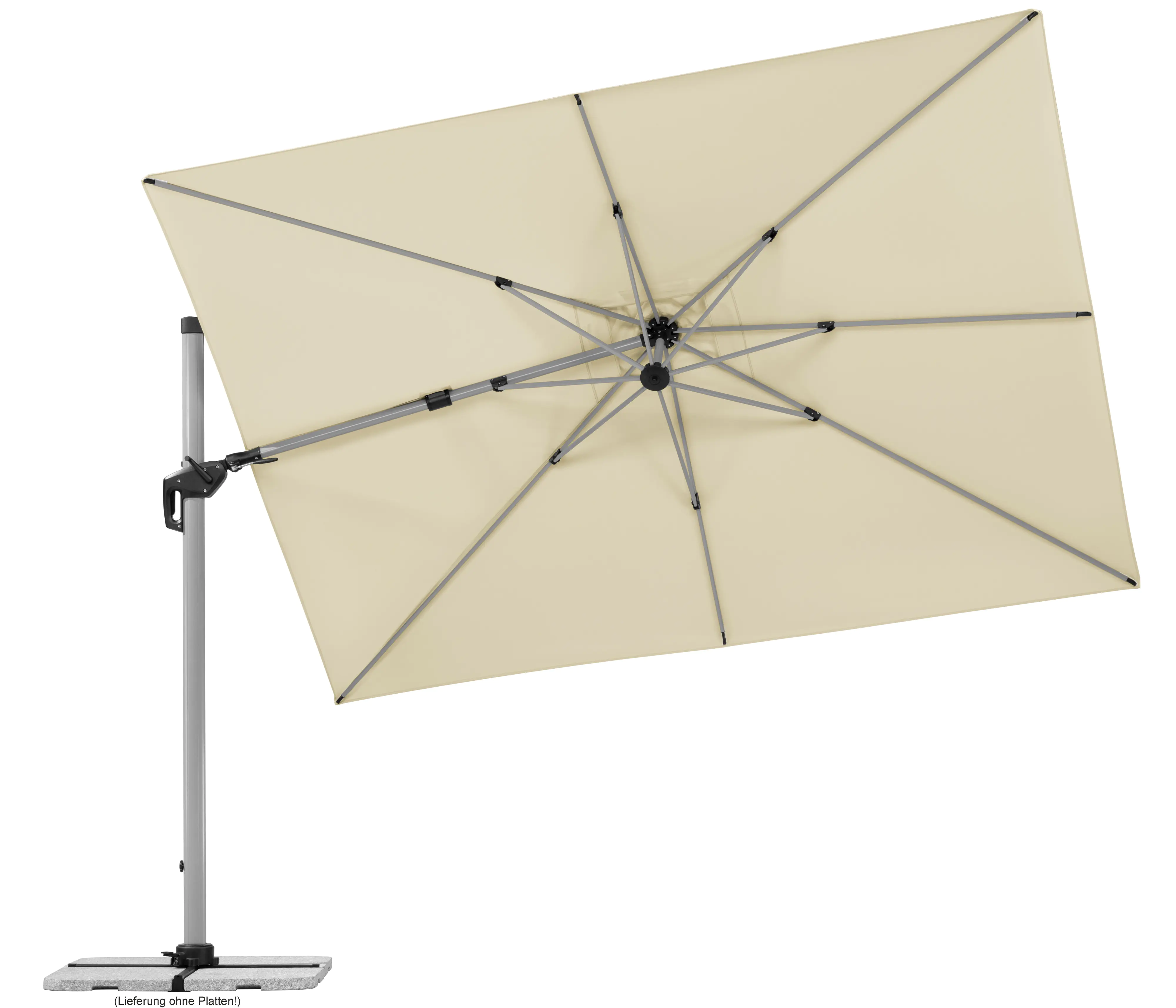Schneider Ampelschirm Bermuda natur 260 x 350 cm Schneider Ampelschirm Bermuda natur 260 x 350 cm